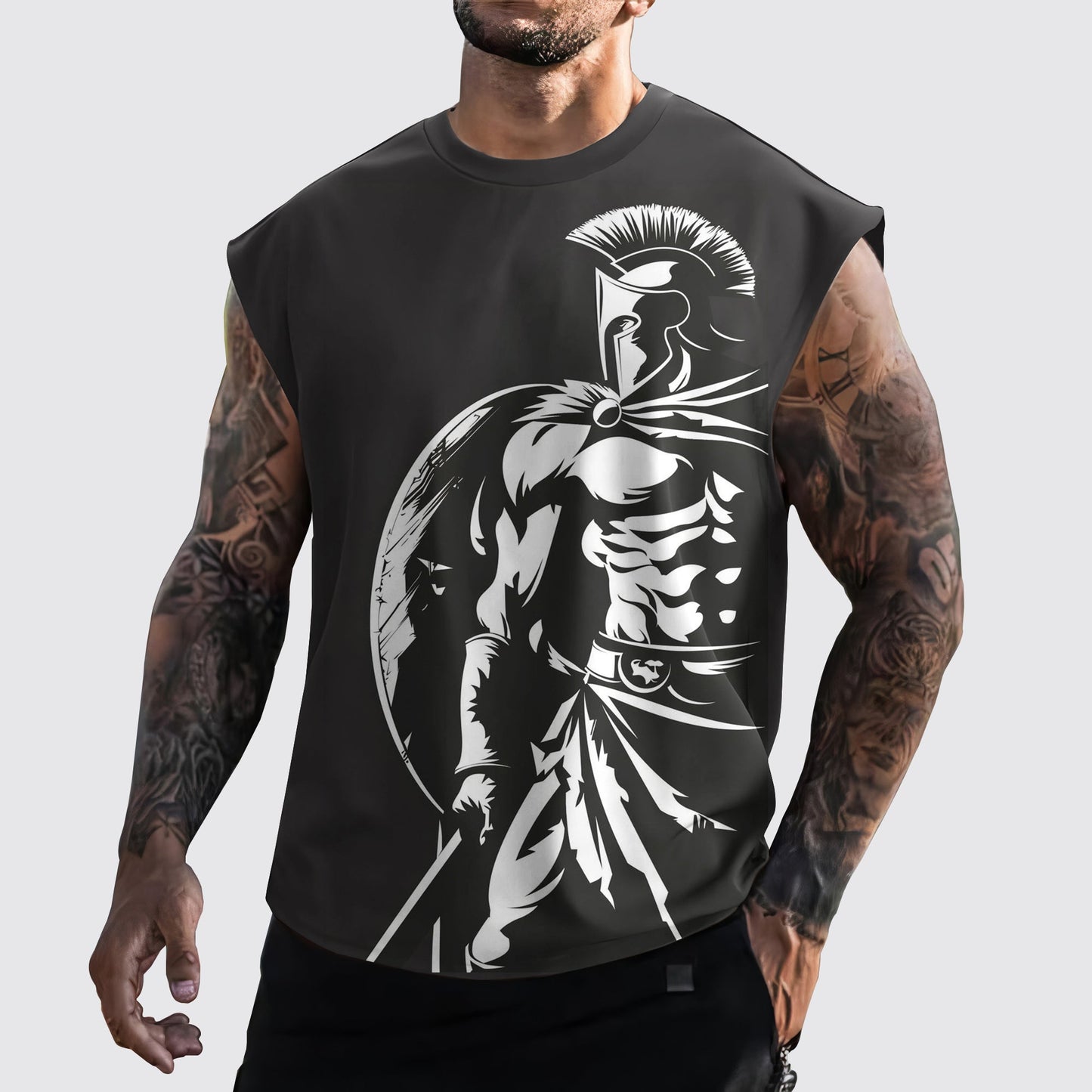 Warrior 3D Cut-Off Tank- AA05898