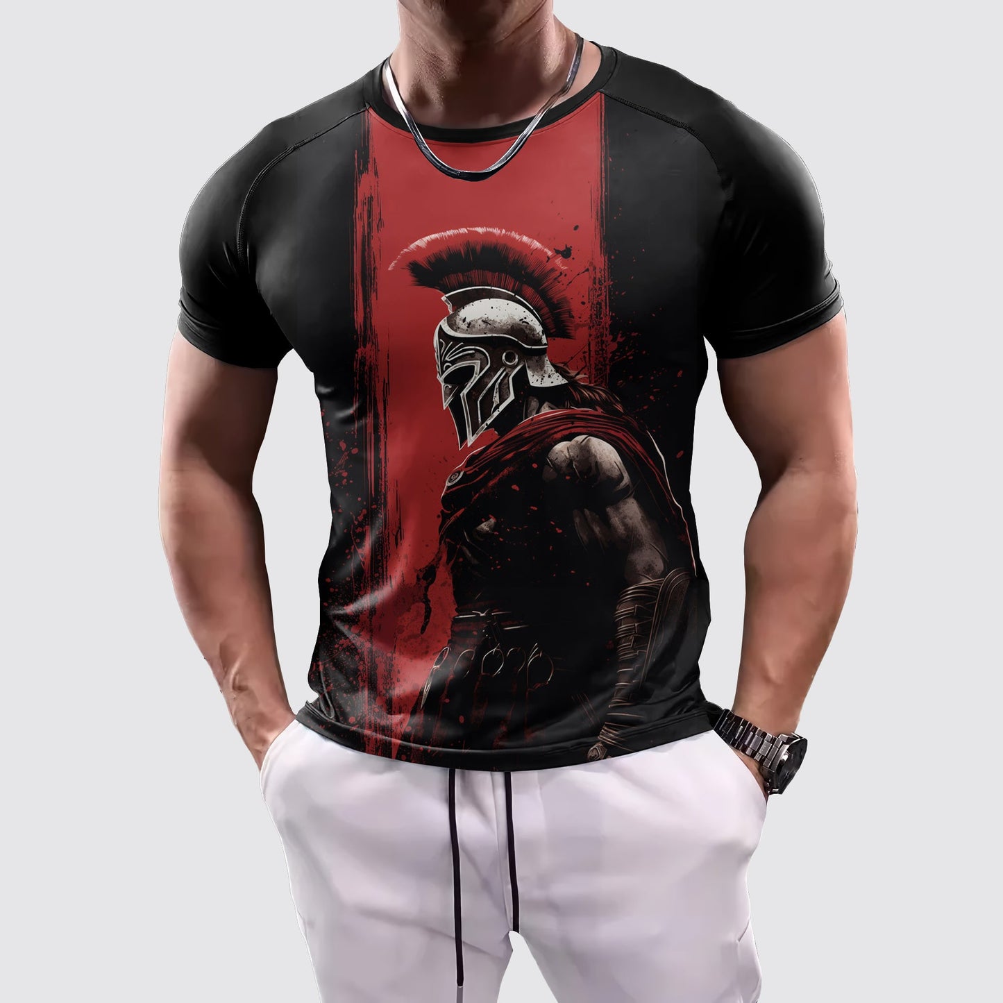 Warrior 3D Tight-Fitting Tee- AA05922