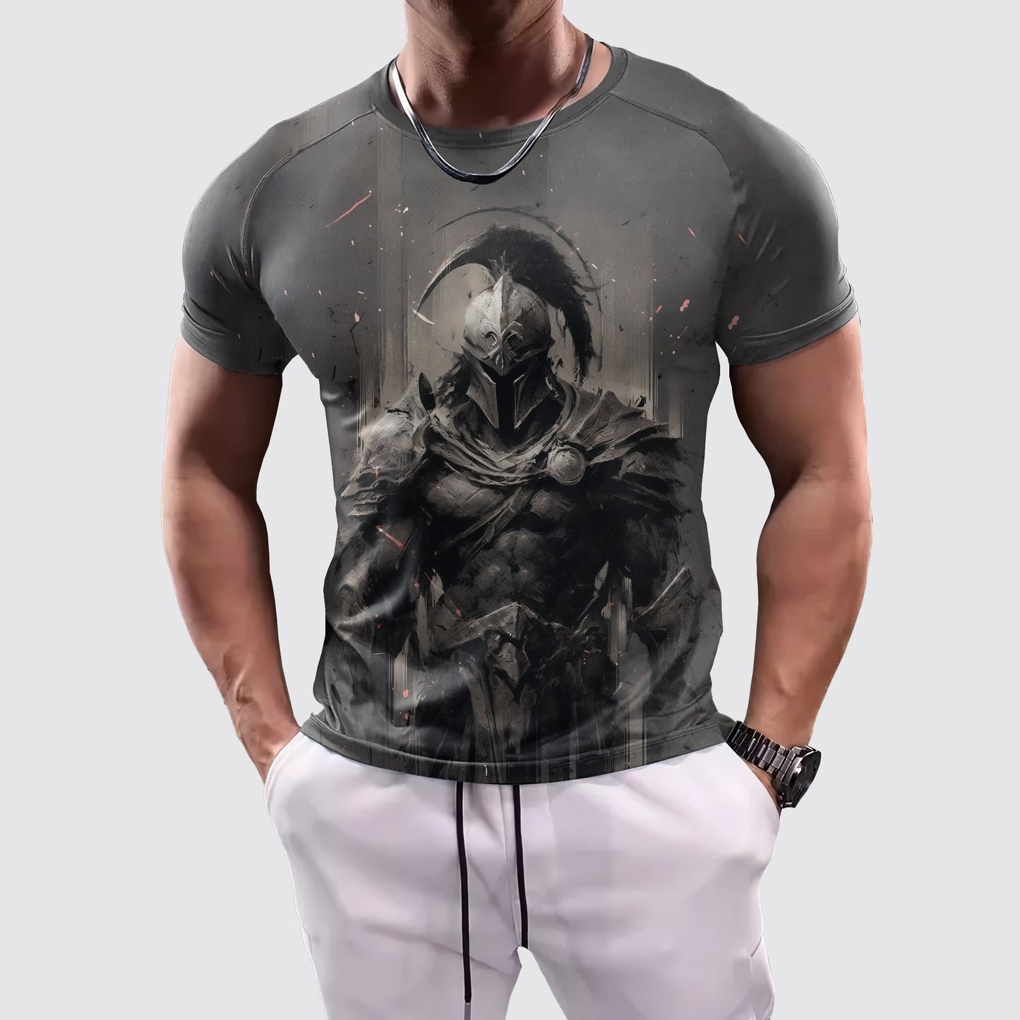 Warrior 3D Tight-Fitting Tee- AA05928