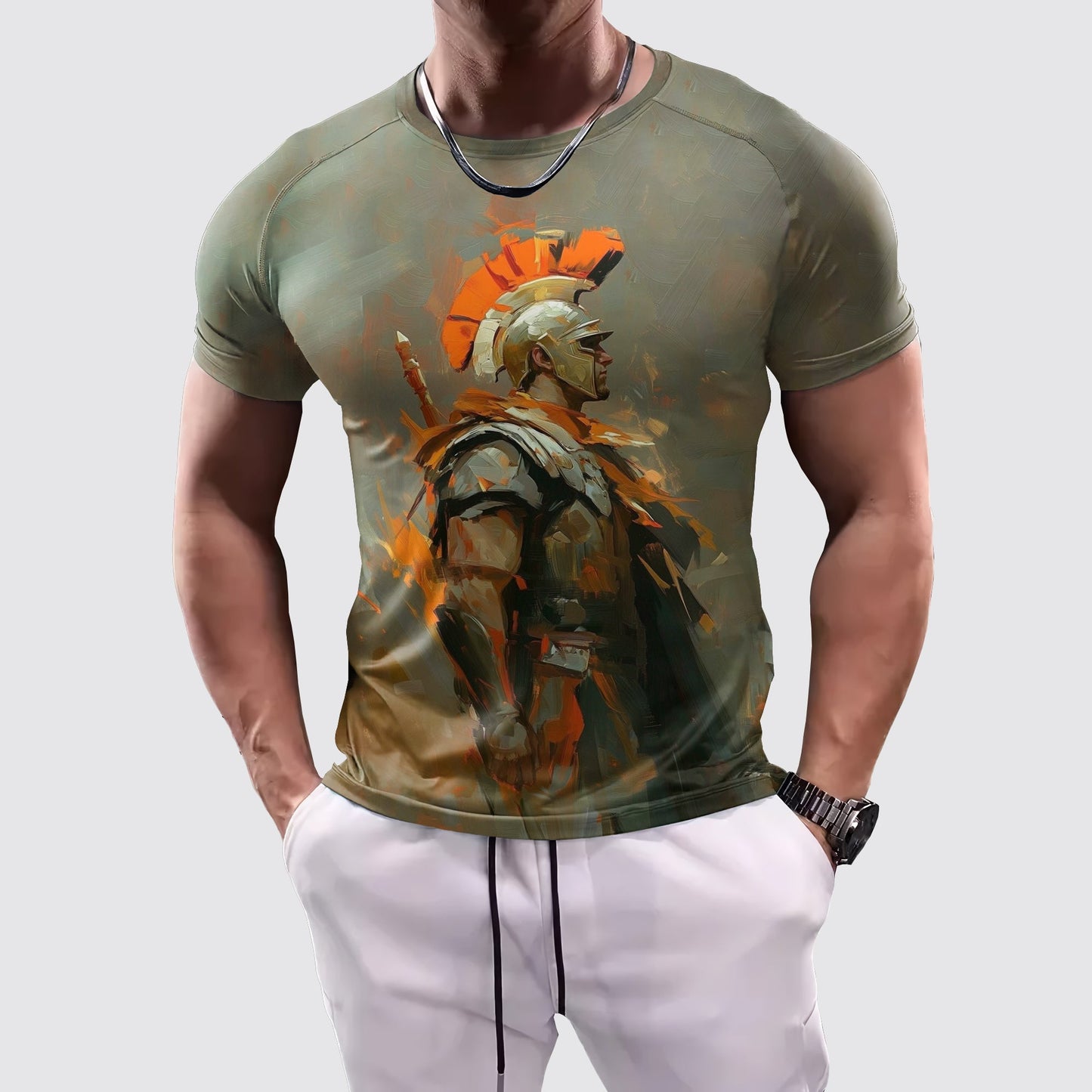 Warrior 3D Tight-Fitting Tee- AA05929