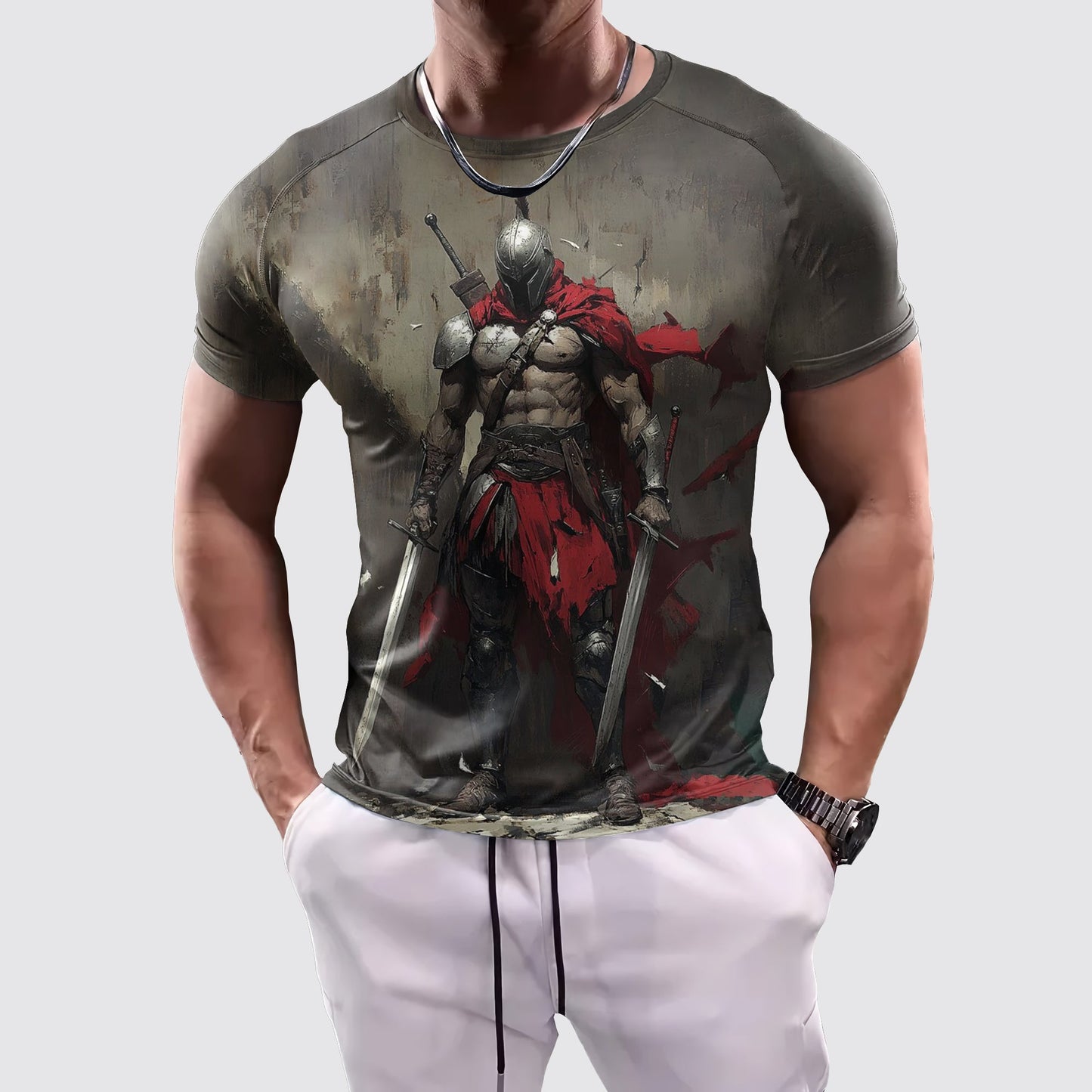Warrior 3D Tight-Fitting Tee- AA05934