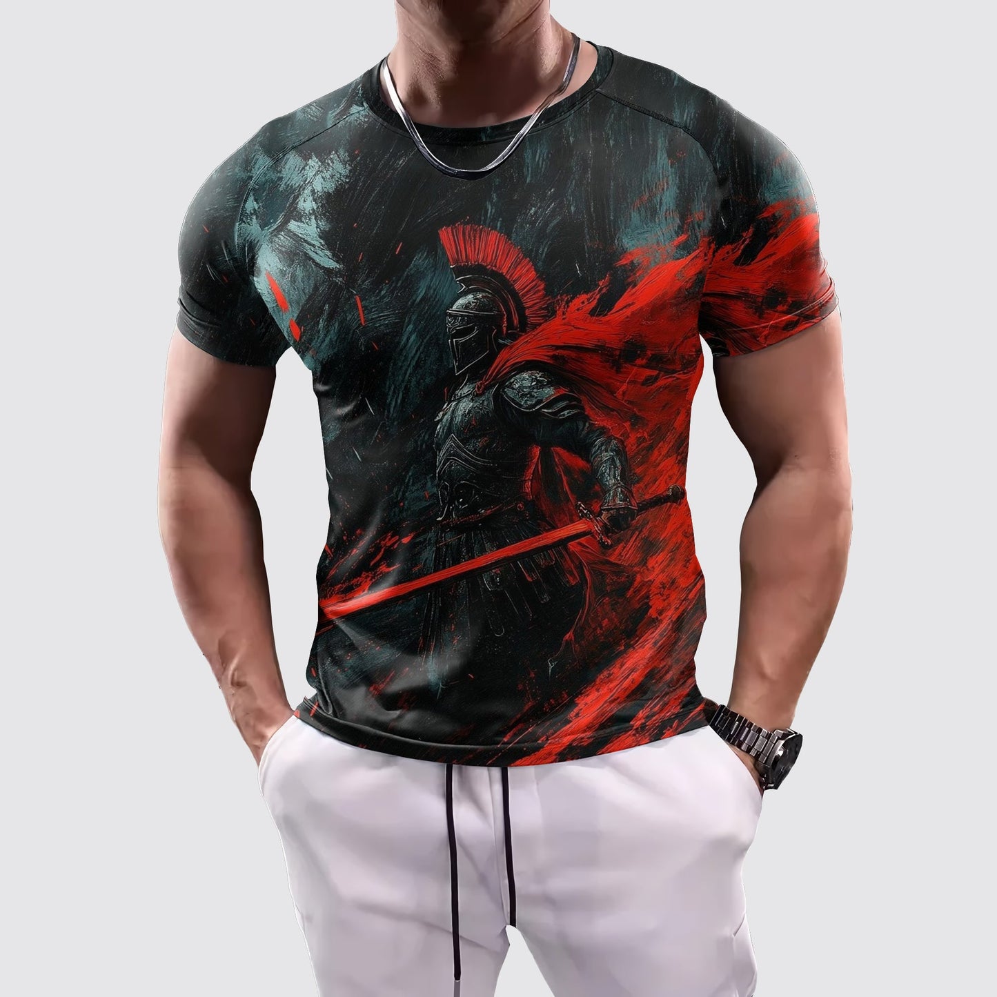 Warrior 3D Tight-Fitting Tee- AA05941