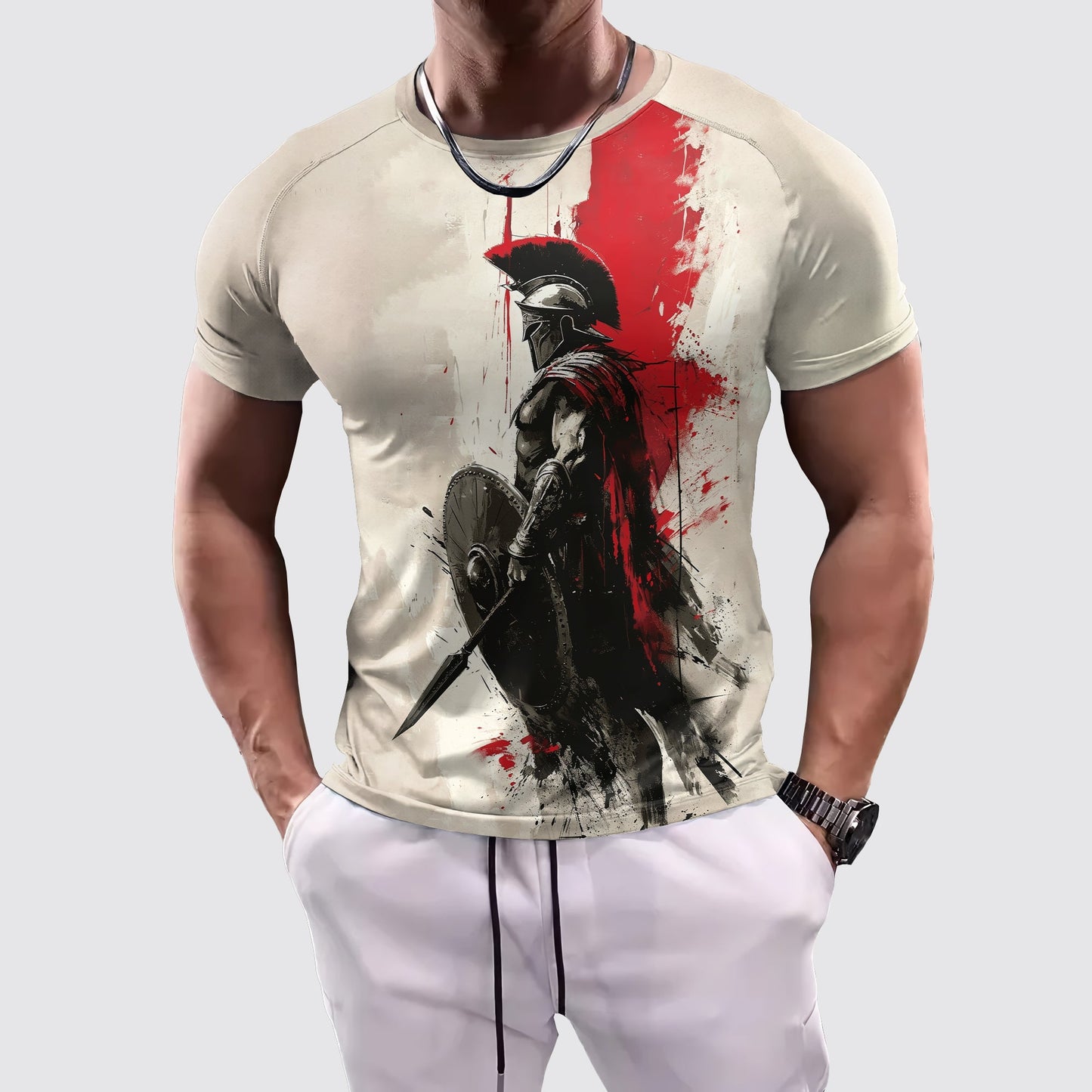 Warrior 3D Tight-Fitting Tee- AA05956