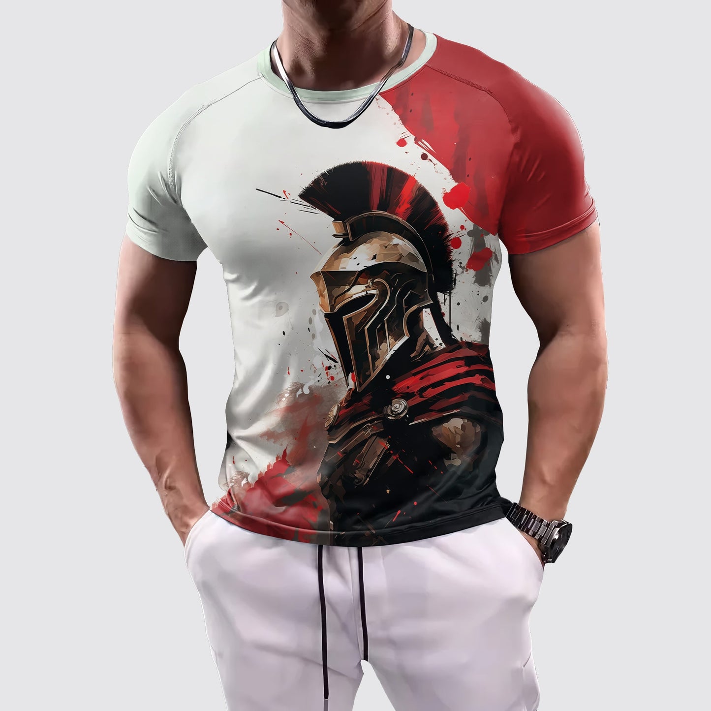 Warrior 3D Tight-Fitting Tee- AA05957