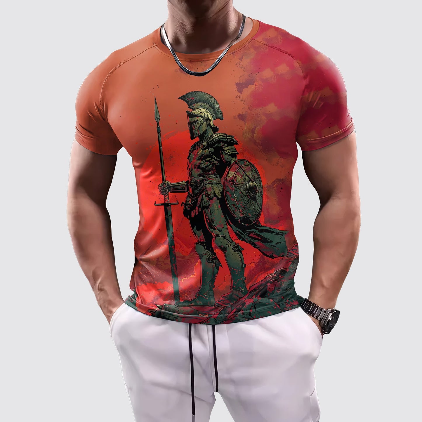 Warrior 3D Tight-Fitting Tee- AA05959