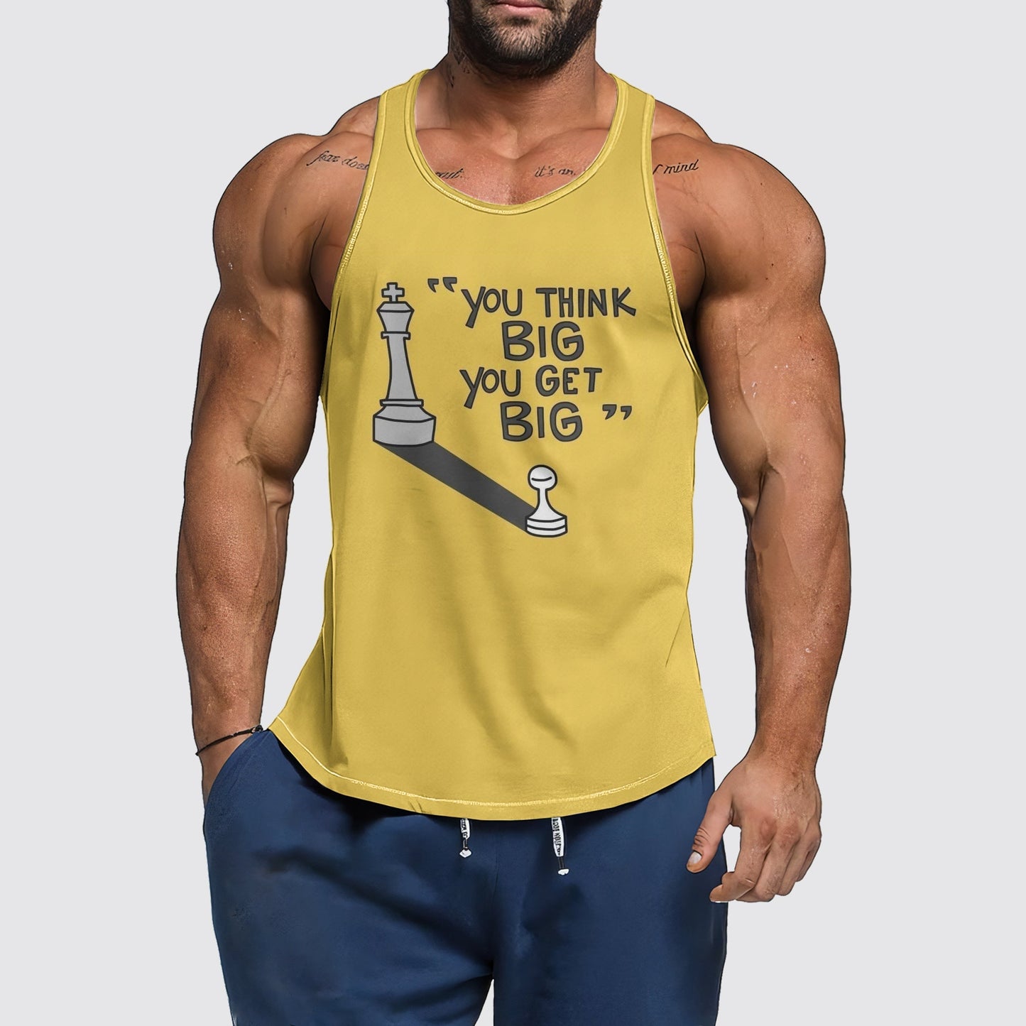 Ultimate Gym Tank Top for Men: Stay Cool and Comfy During Intense Workouts- AA06203