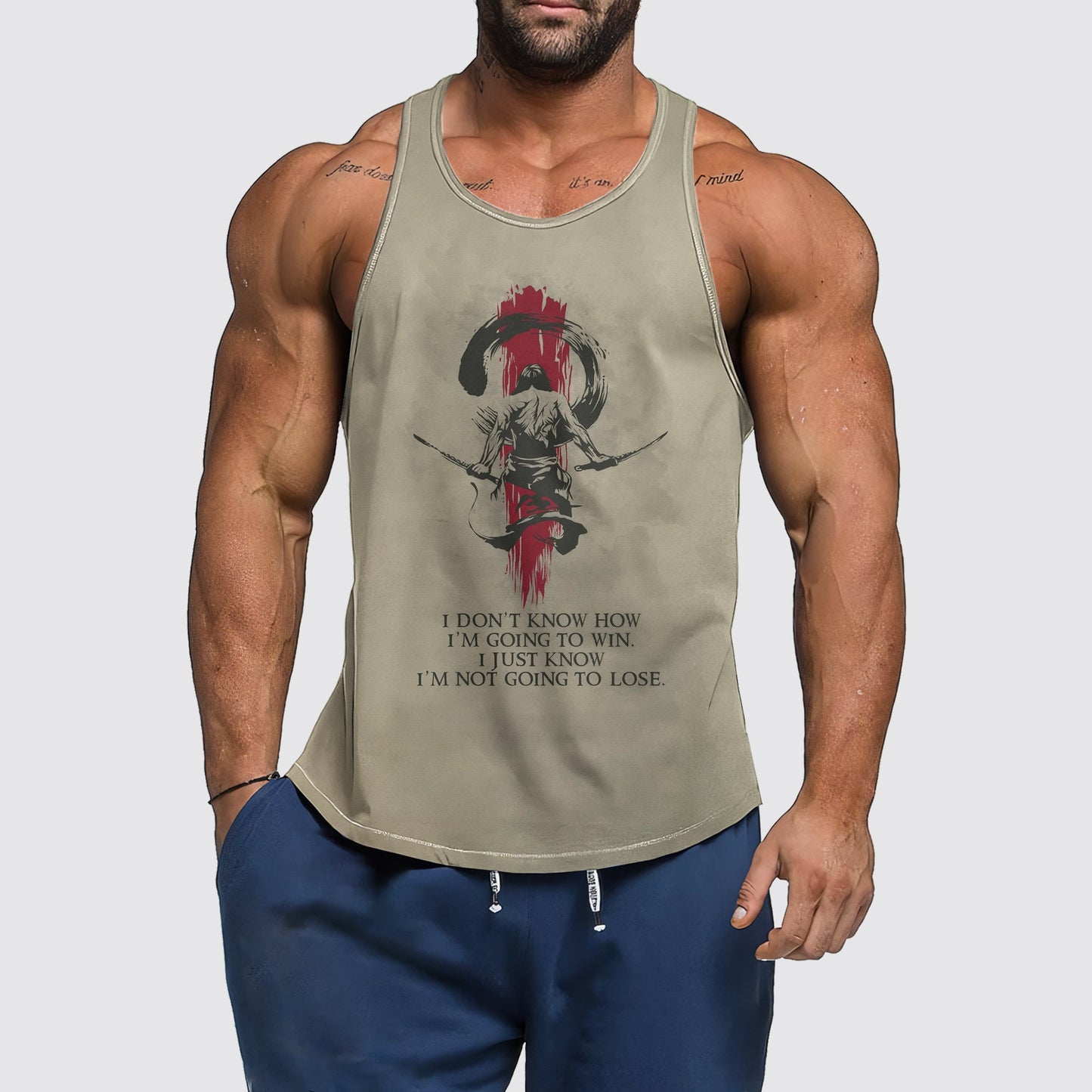 Ultimate Gym Tank Top for Men: Stay Cool and Comfy During Intense Workouts- AA06225