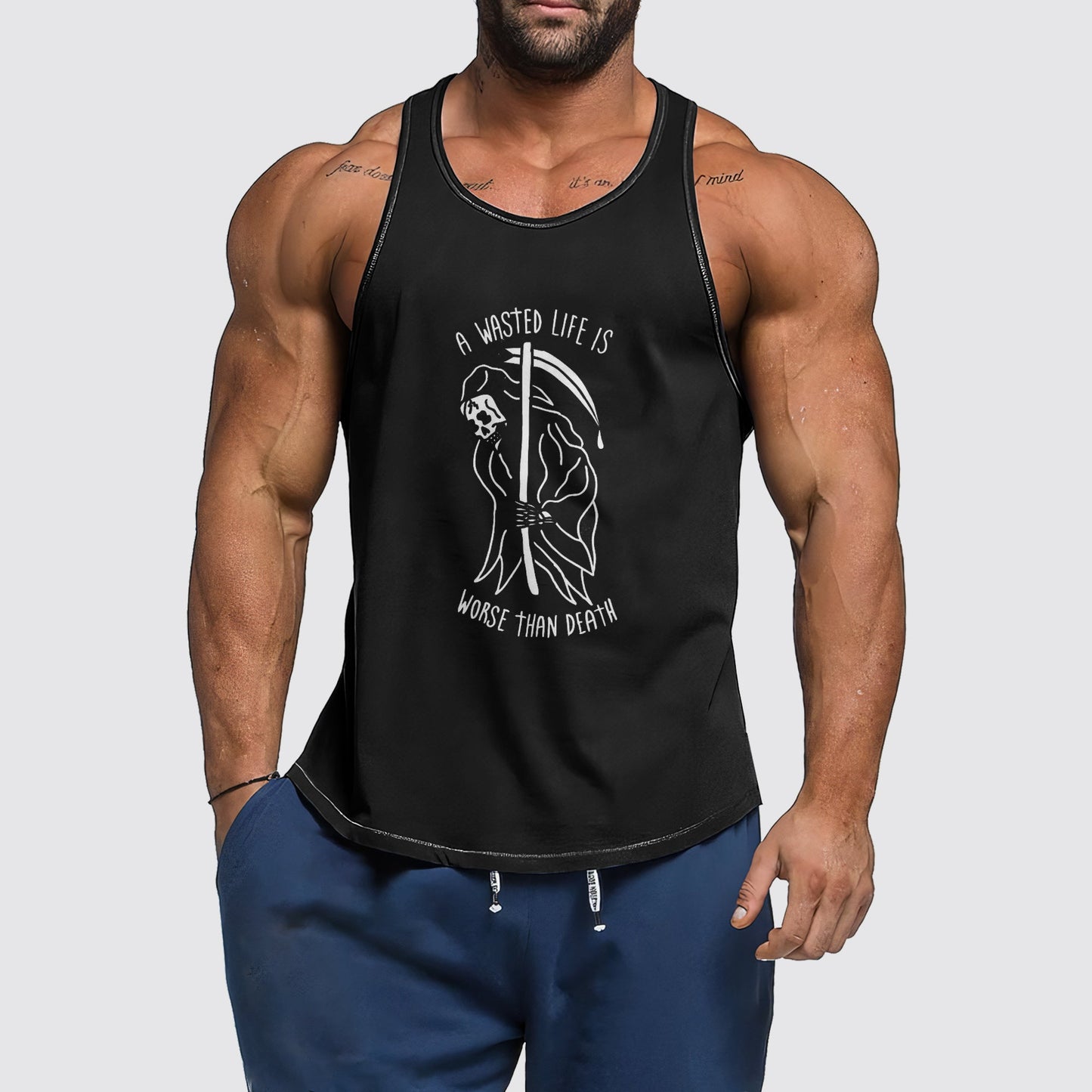 Funny Meme Tank Top- AA06341