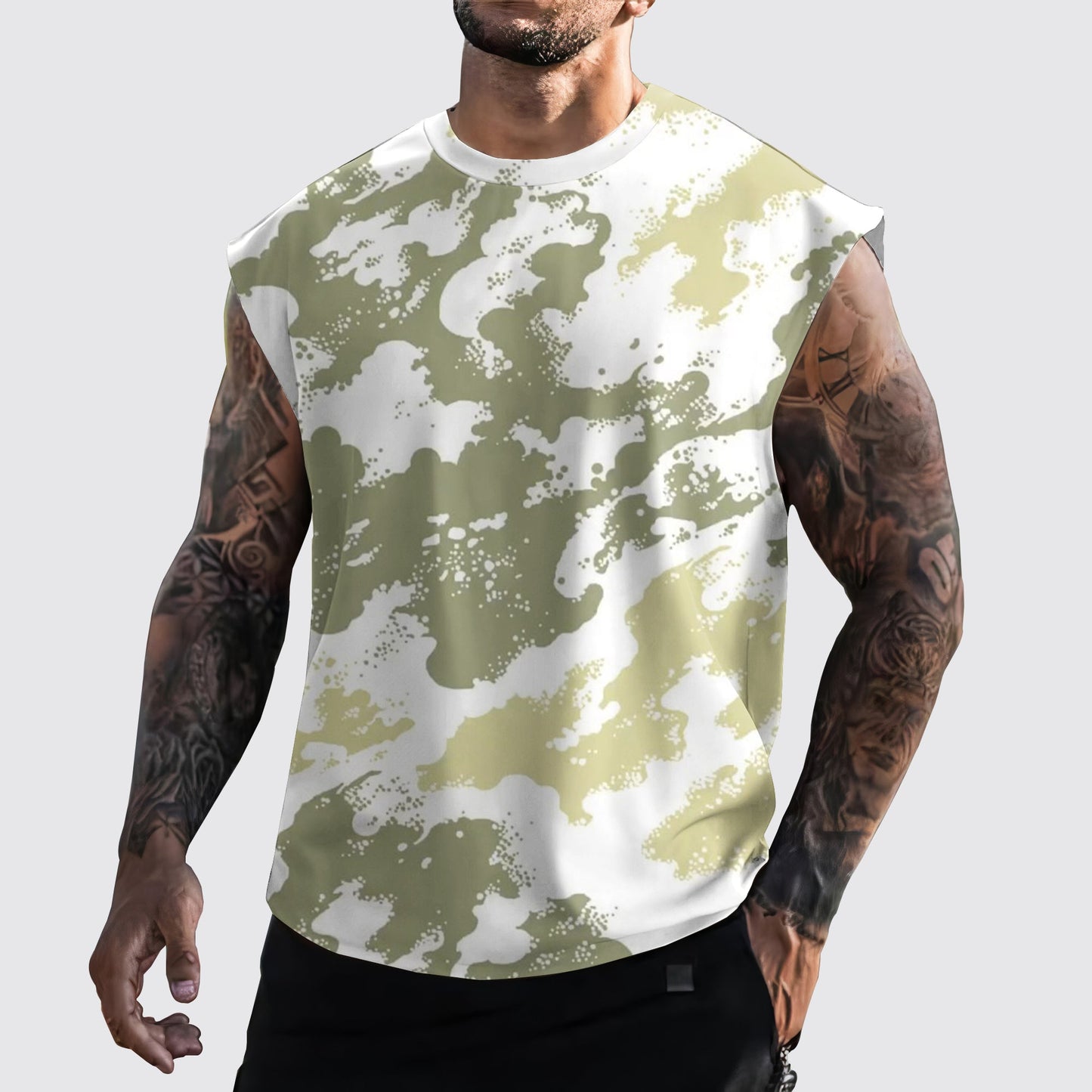 Urban Camo Cut-Off Tank- AA06425