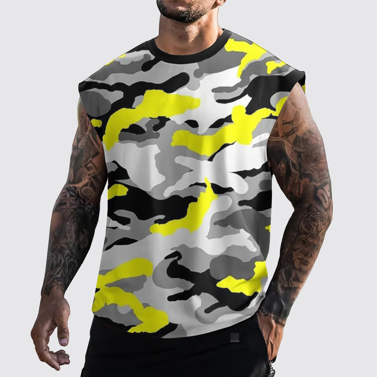Urban Camo Cut-Off Tank- AA06428