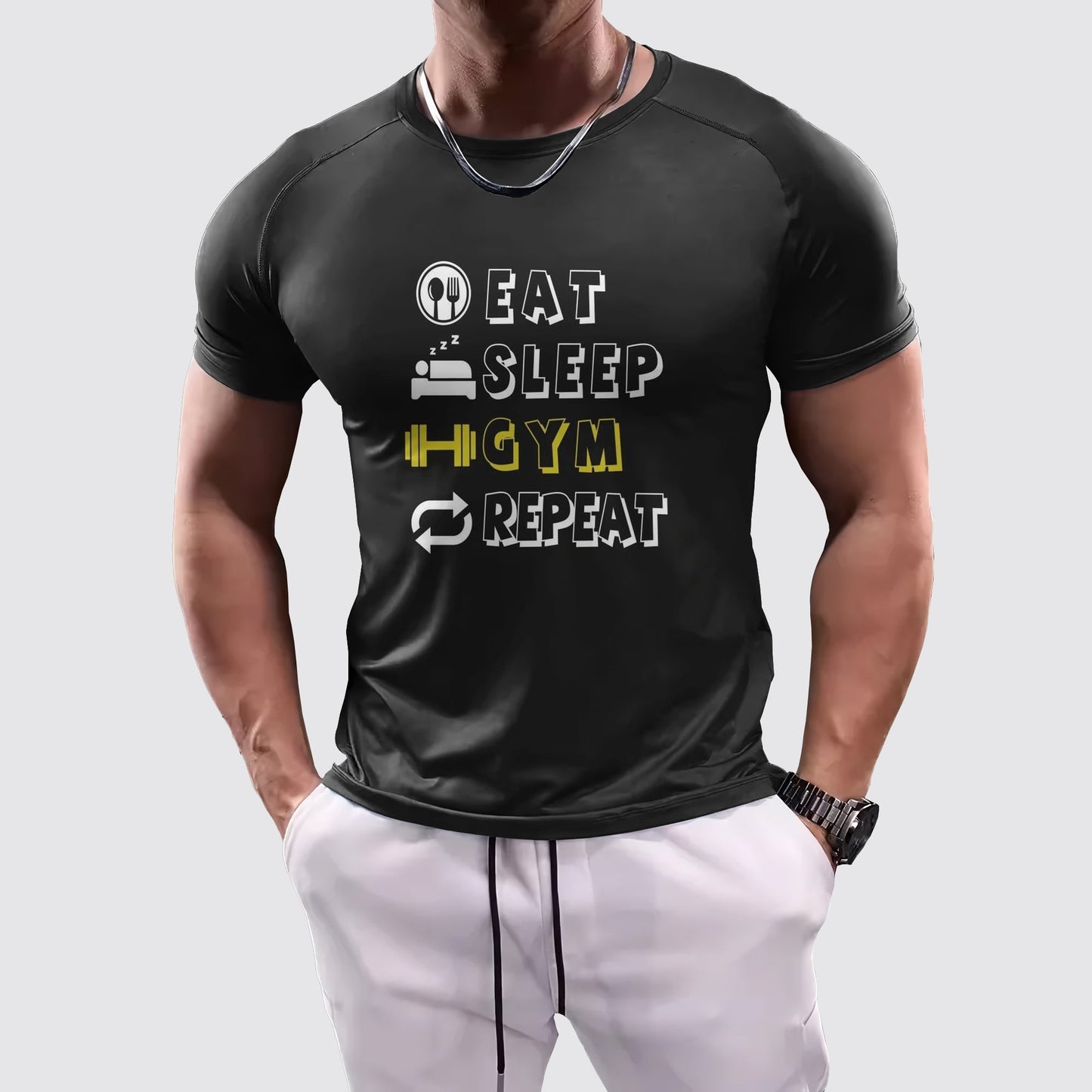 Elevate Your Performance: Tight-Fitting Tee- AA06468