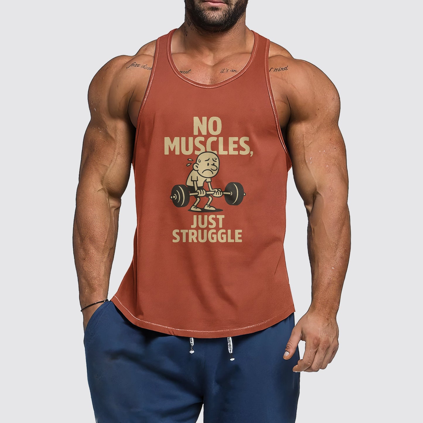 Ultimate Gym Tank Top for Men: Stay Cool and Comfy During Intense Workouts- AA06494