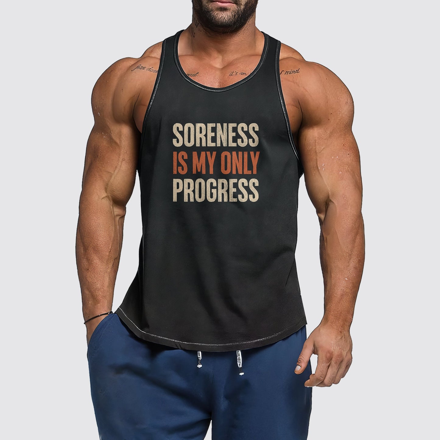Ultimate Gym Tank Top for Men: Stay Cool and Comfy During Intense Workouts- AA06496
