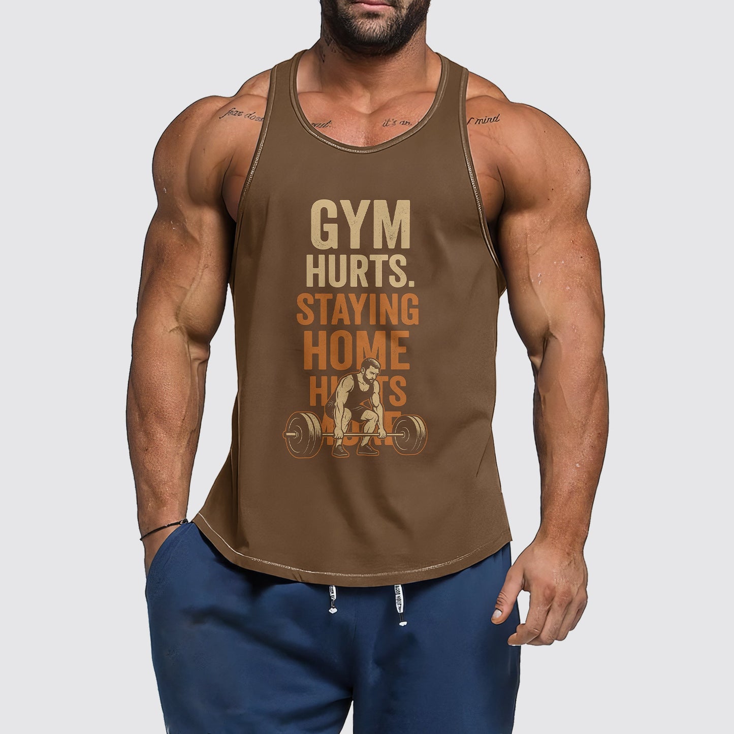 Ultimate Gym Tank Top for Men: Stay Cool and Comfy During Intense Workouts- AA06508