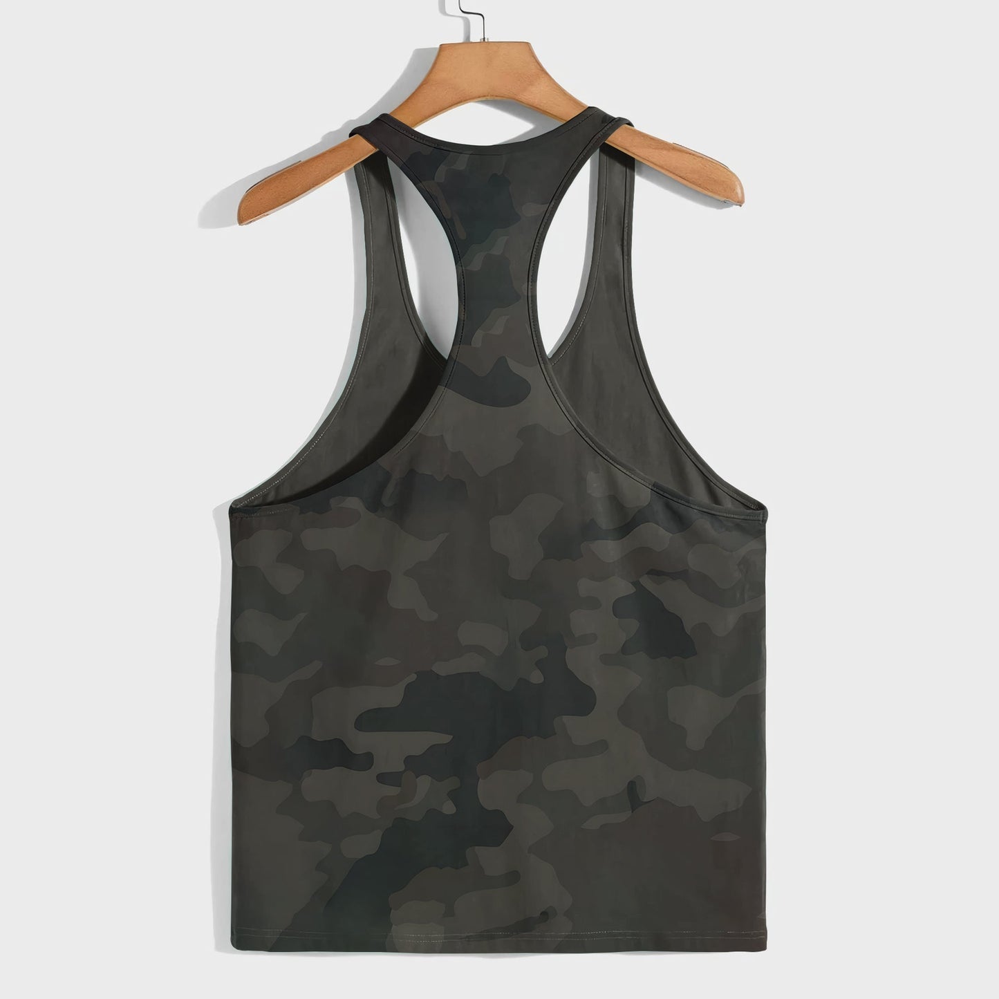 Camo Racerback Tank Top – Tactical Strength for Bodybuilders- AA07088