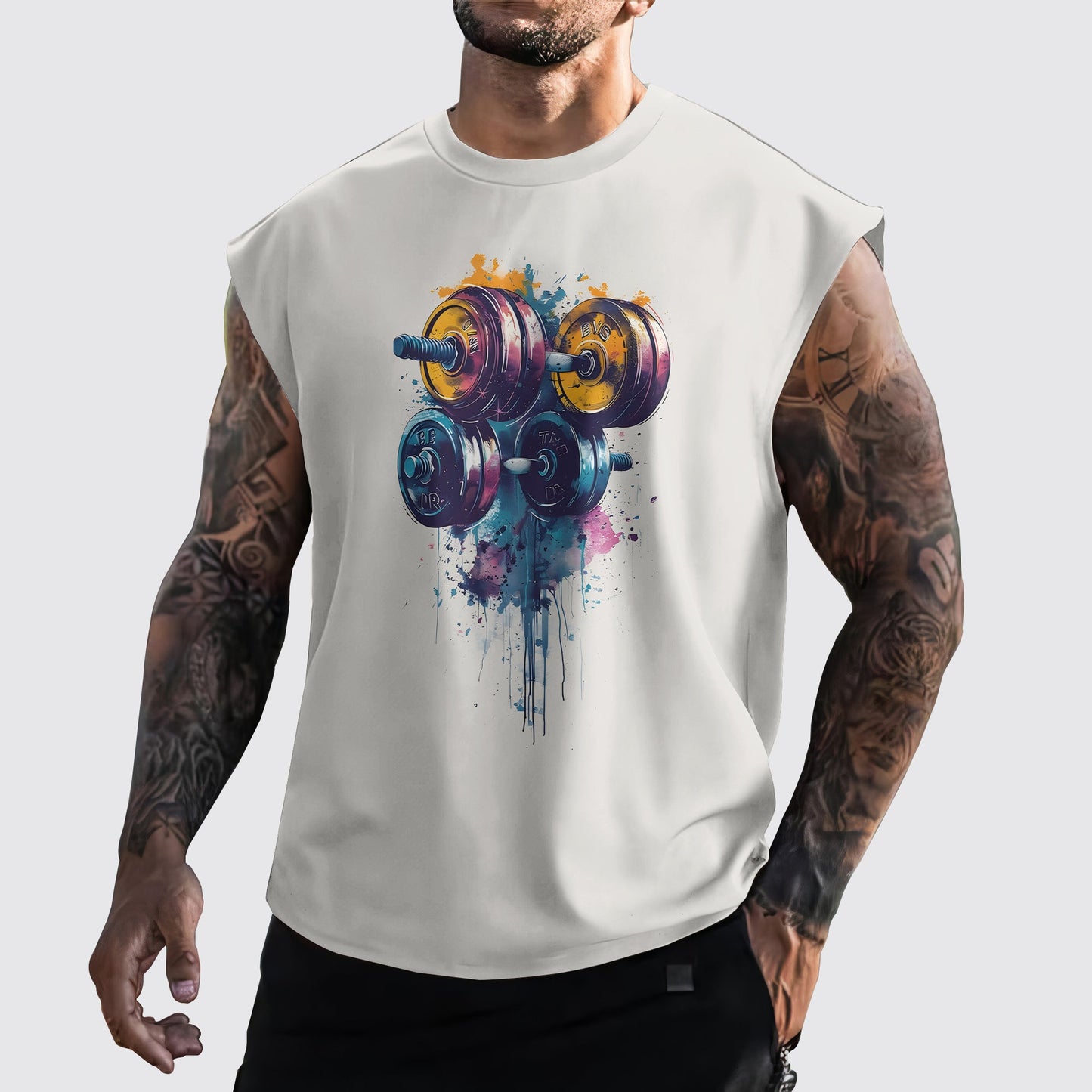 MuscleMax Cut-Off Tank- AA07326