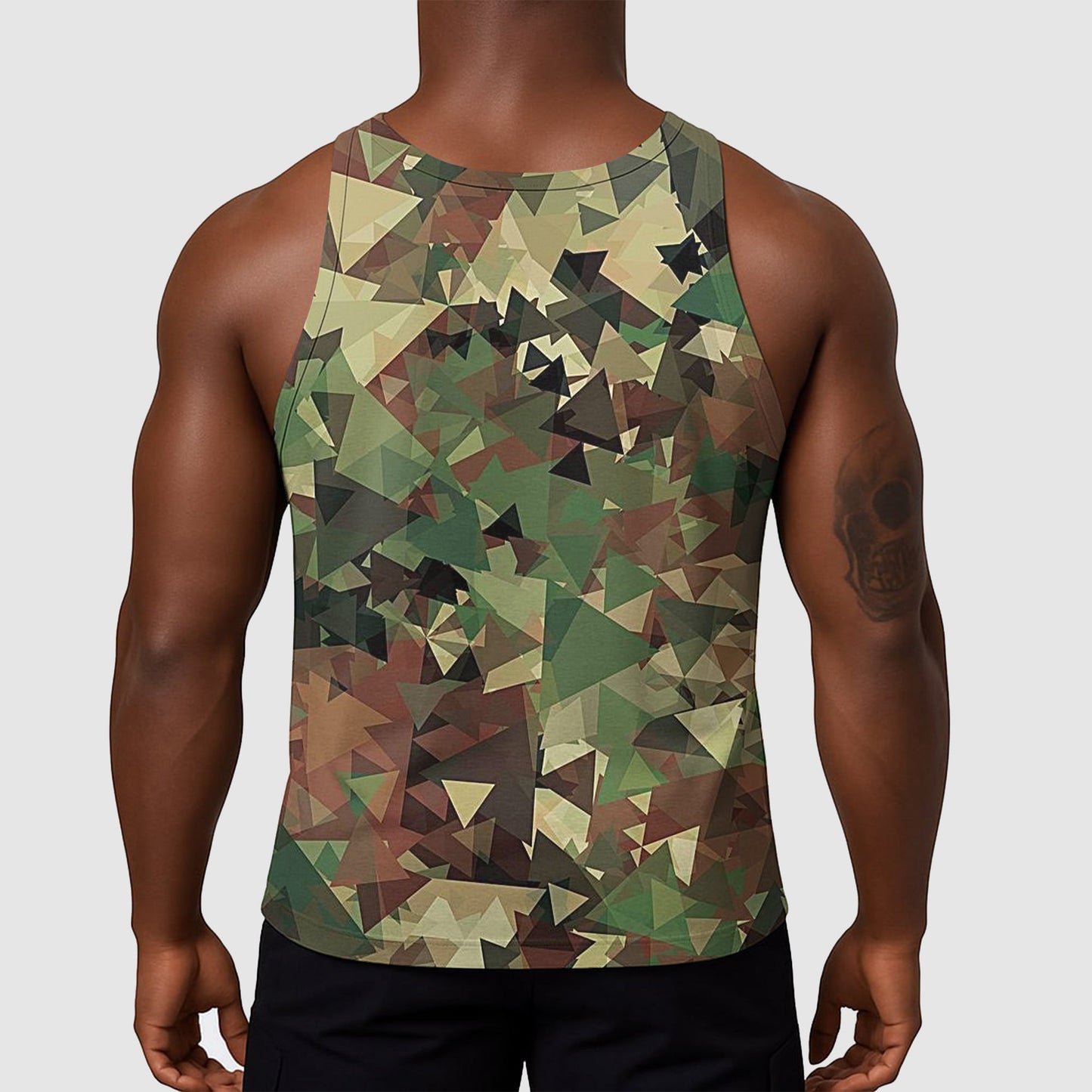 StealthFlex Camo Tank Top- Performance Fit for Bodybuilders- AA07499