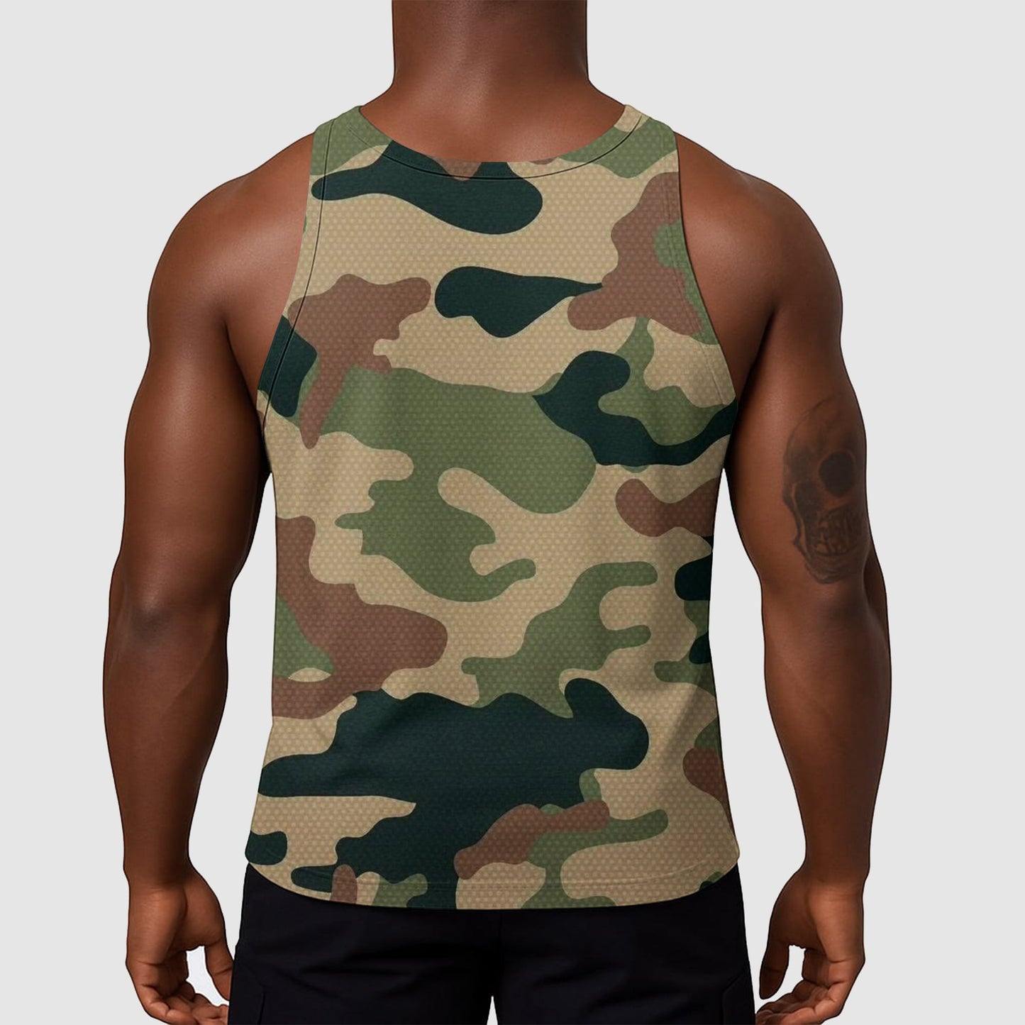 StealthFlex Camo Tank Top- Performance Fit for Bodybuilders- AA07500
