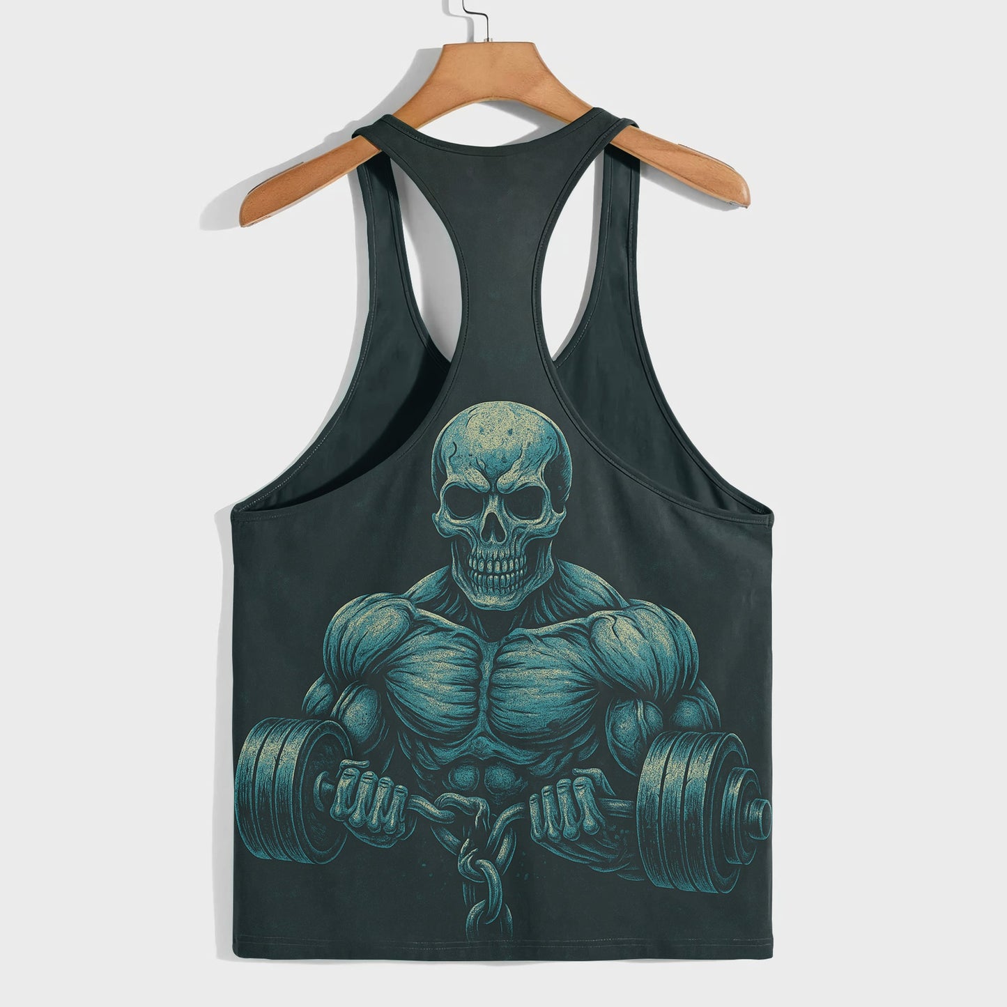 Skull 3D Racerback Tank Top- AA07565