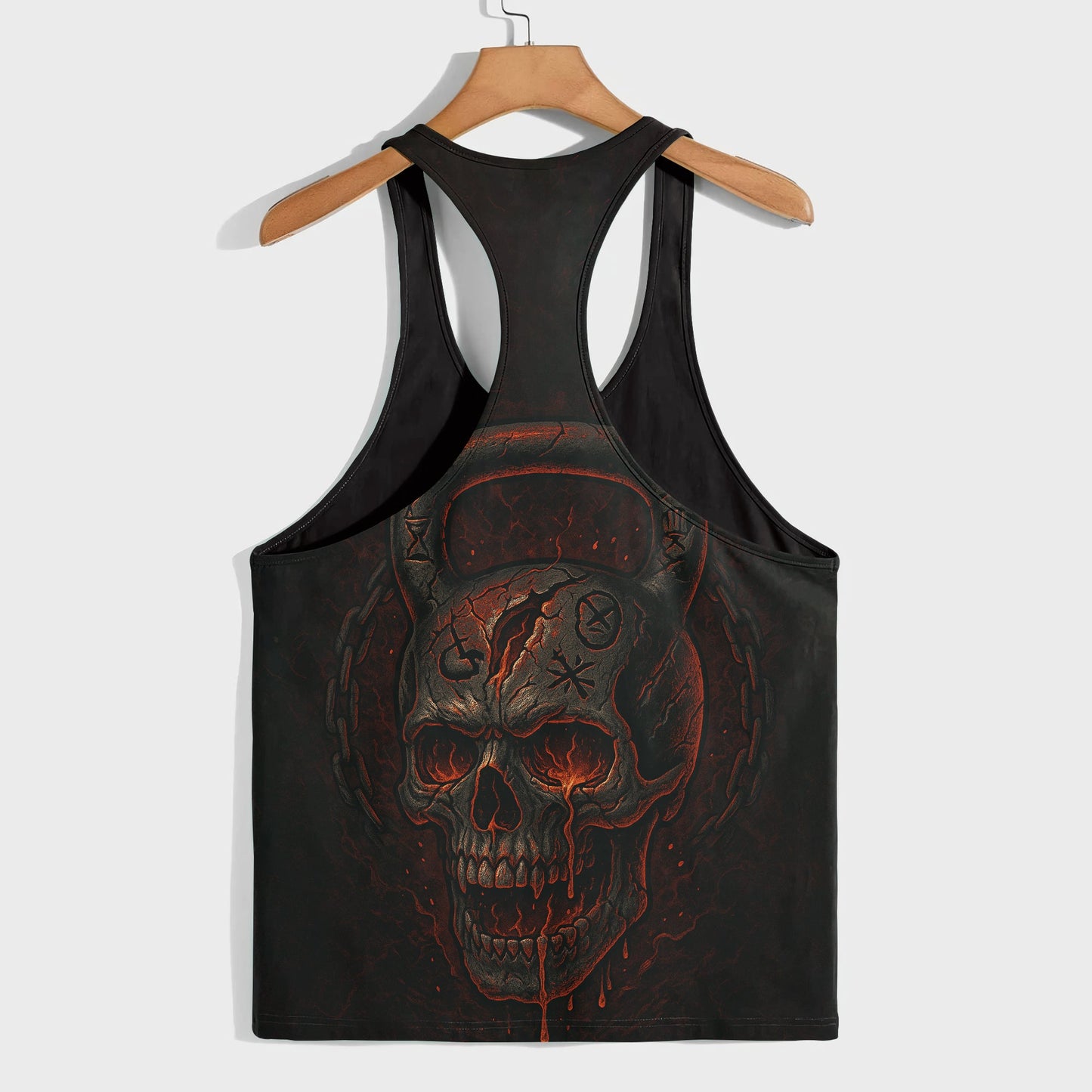 Skull 3D Racerback Tank Top- AA07568