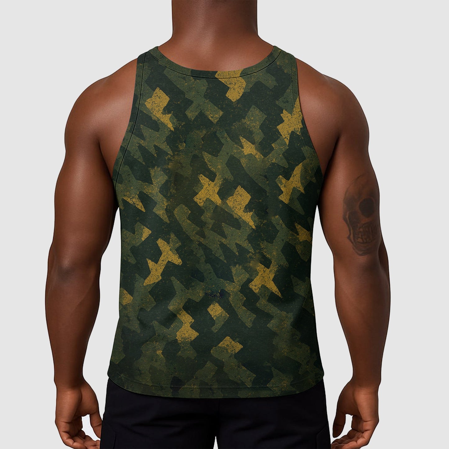 StealthFlex Camo Tank Top- Performance Fit for Bodybuilders- AA08051