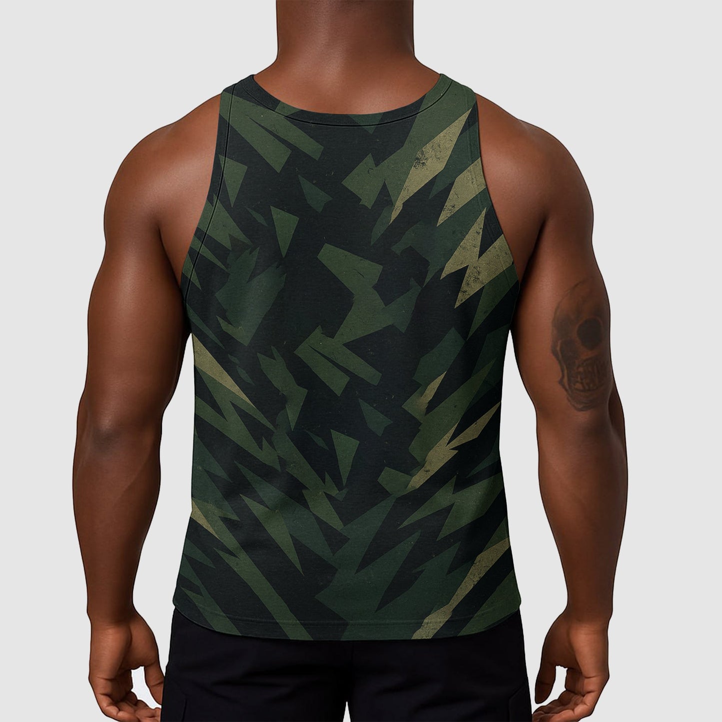 StealthFlex Camo Tank Top- Performance Fit for Bodybuilders- AA08054