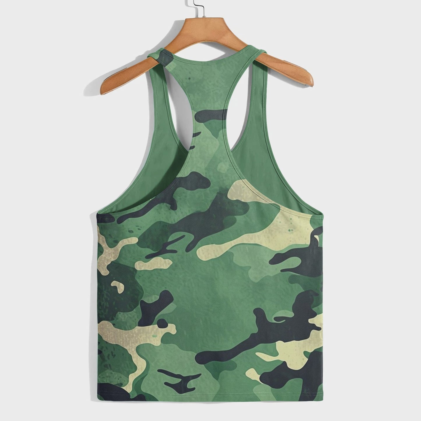 Camo Racerback Tank Top – Tactical Strength for Bodybuilders- AA08125
