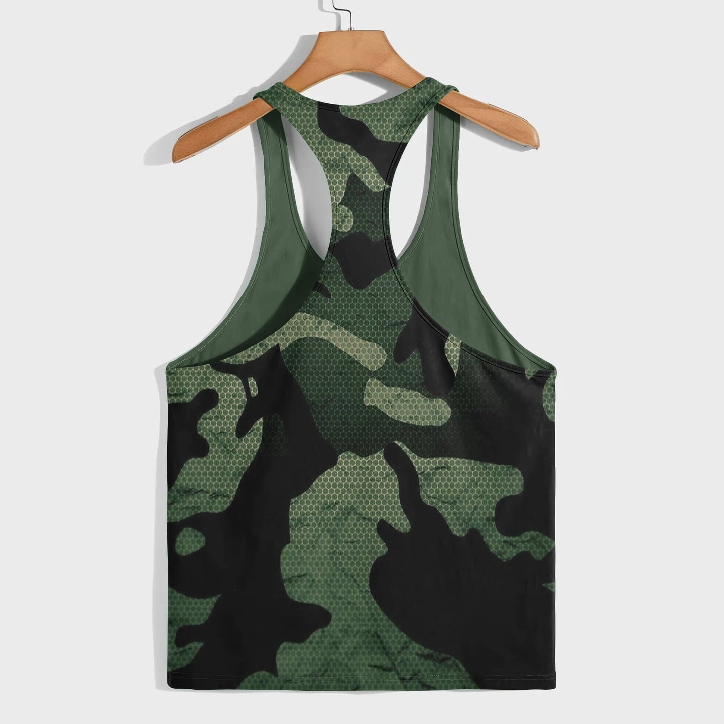 Camo Racerback Tank Top – Tactical Strength for Bodybuilders- AA08127