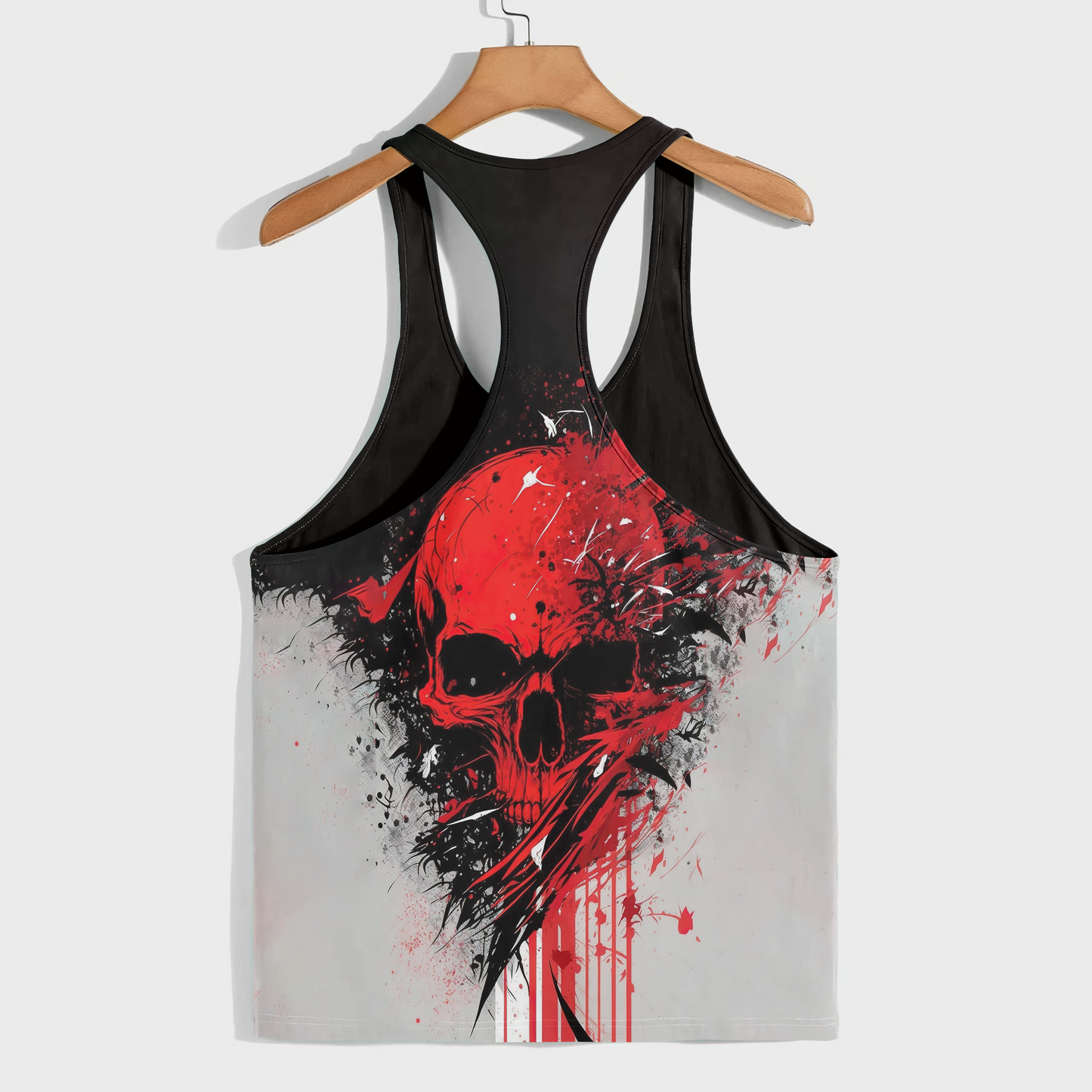 Skull 3D Racerback Tank Top- AA08226