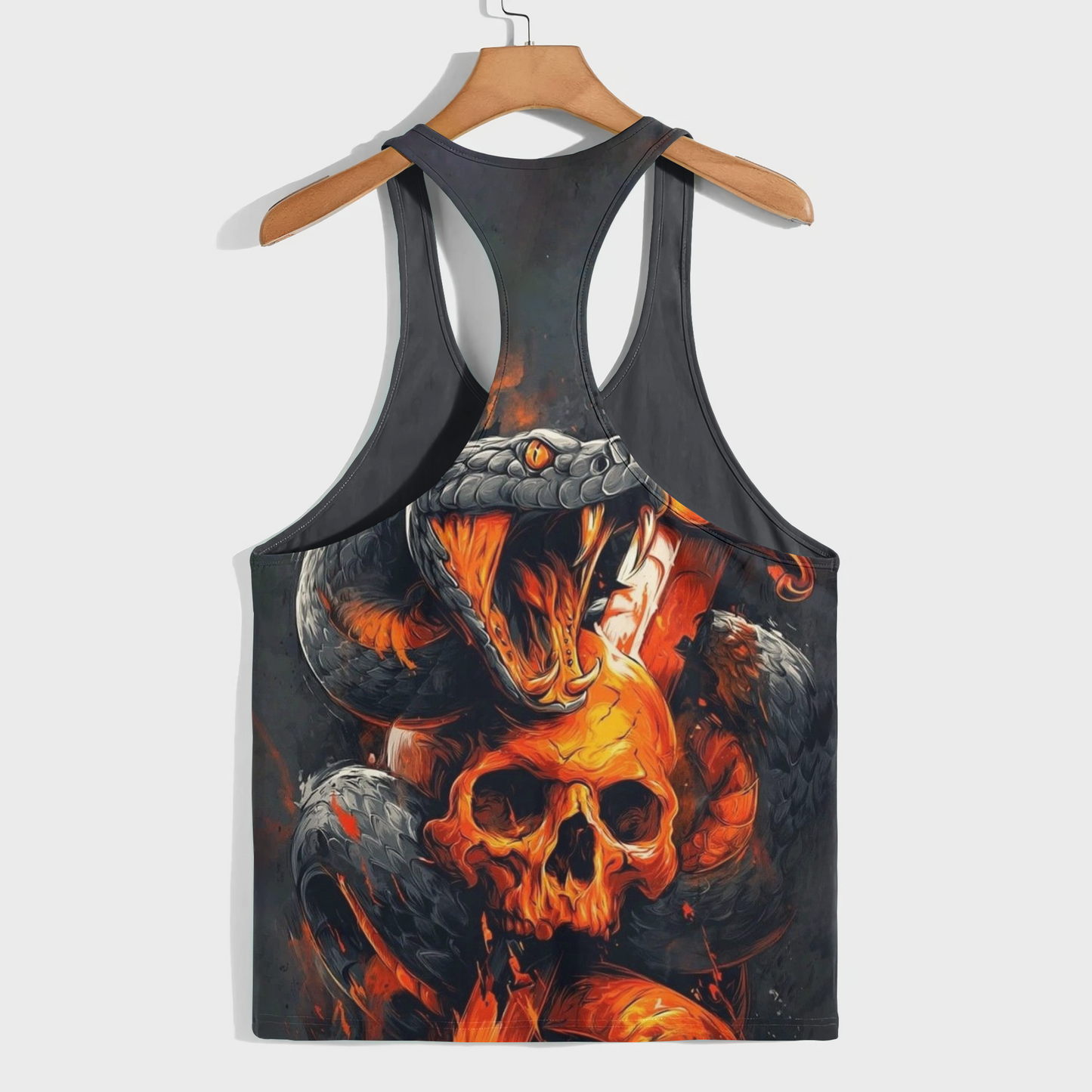Skull 3D Racerback Tank Top- AA08229