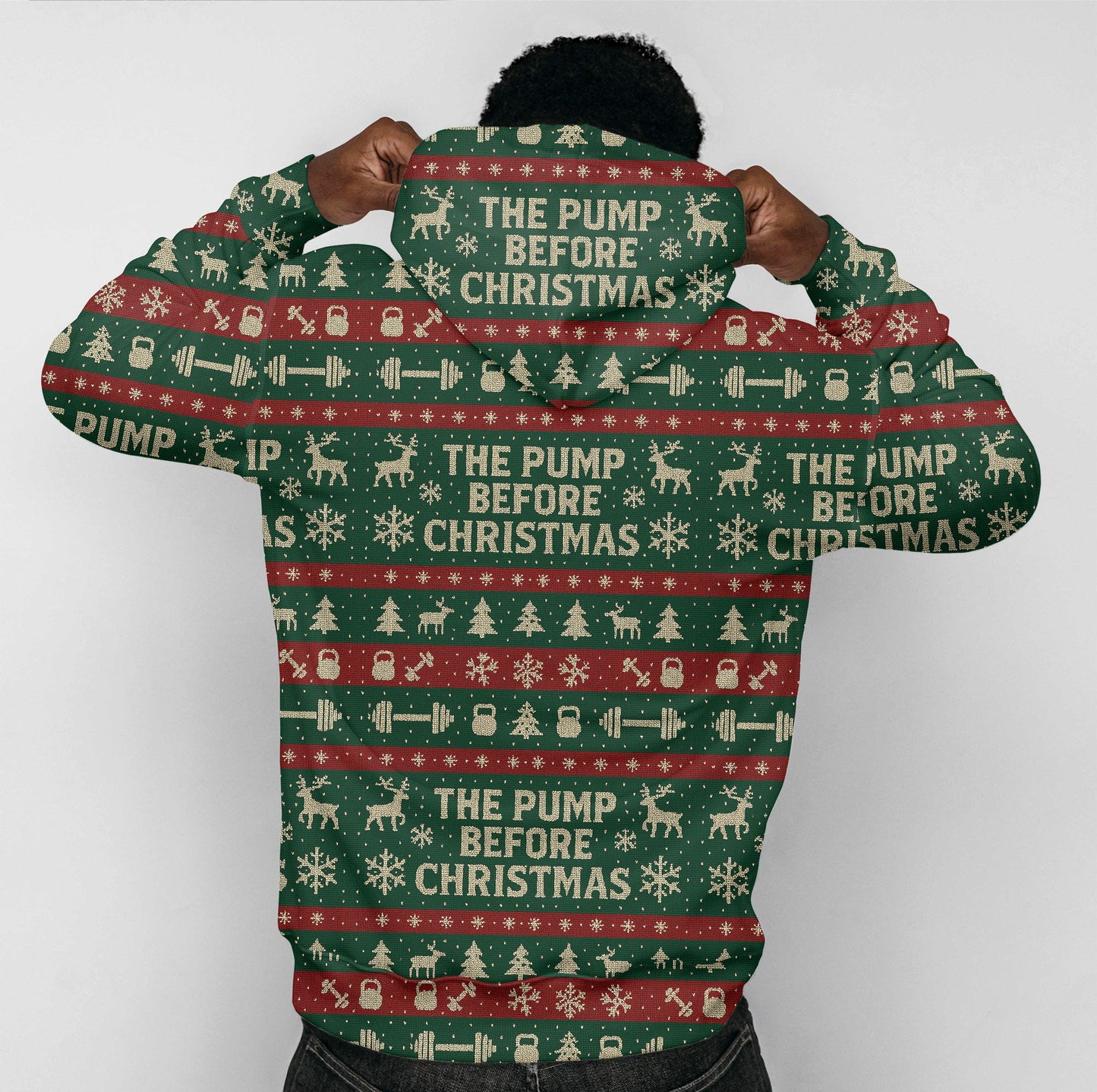 Christmas Hoodie for Bodybuilders- AA08343
