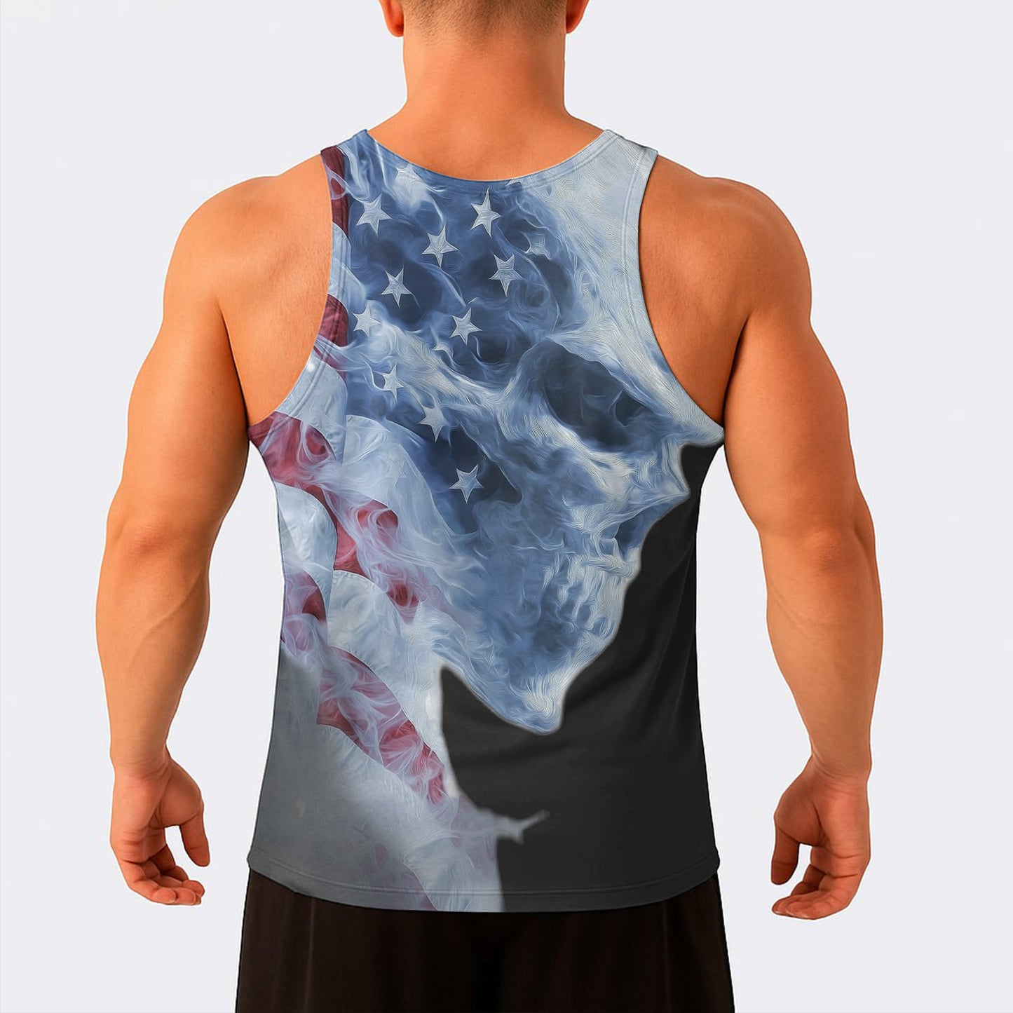 Skull Power Training Tank Top for Men- AA08455