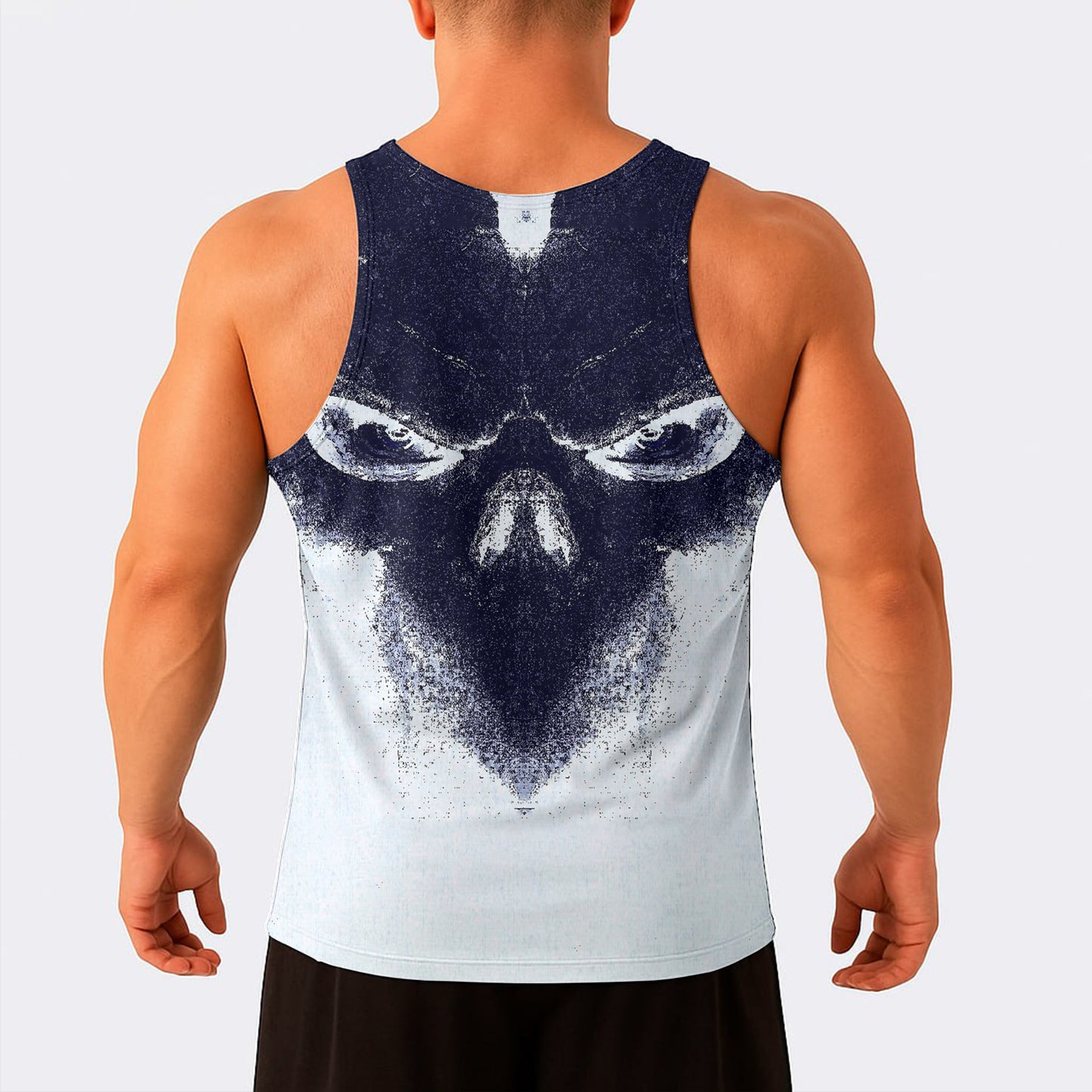 Skull Power Training Tank Top for Men- AA08459
