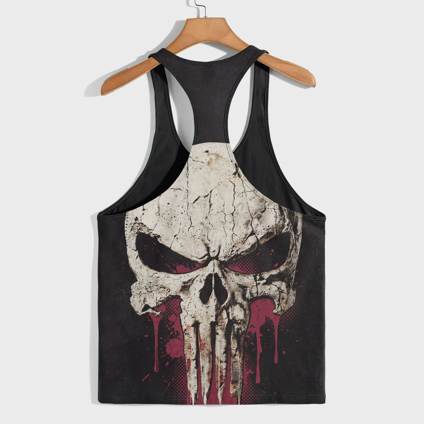 Skull 3D Racerback Tank Top- AA08654