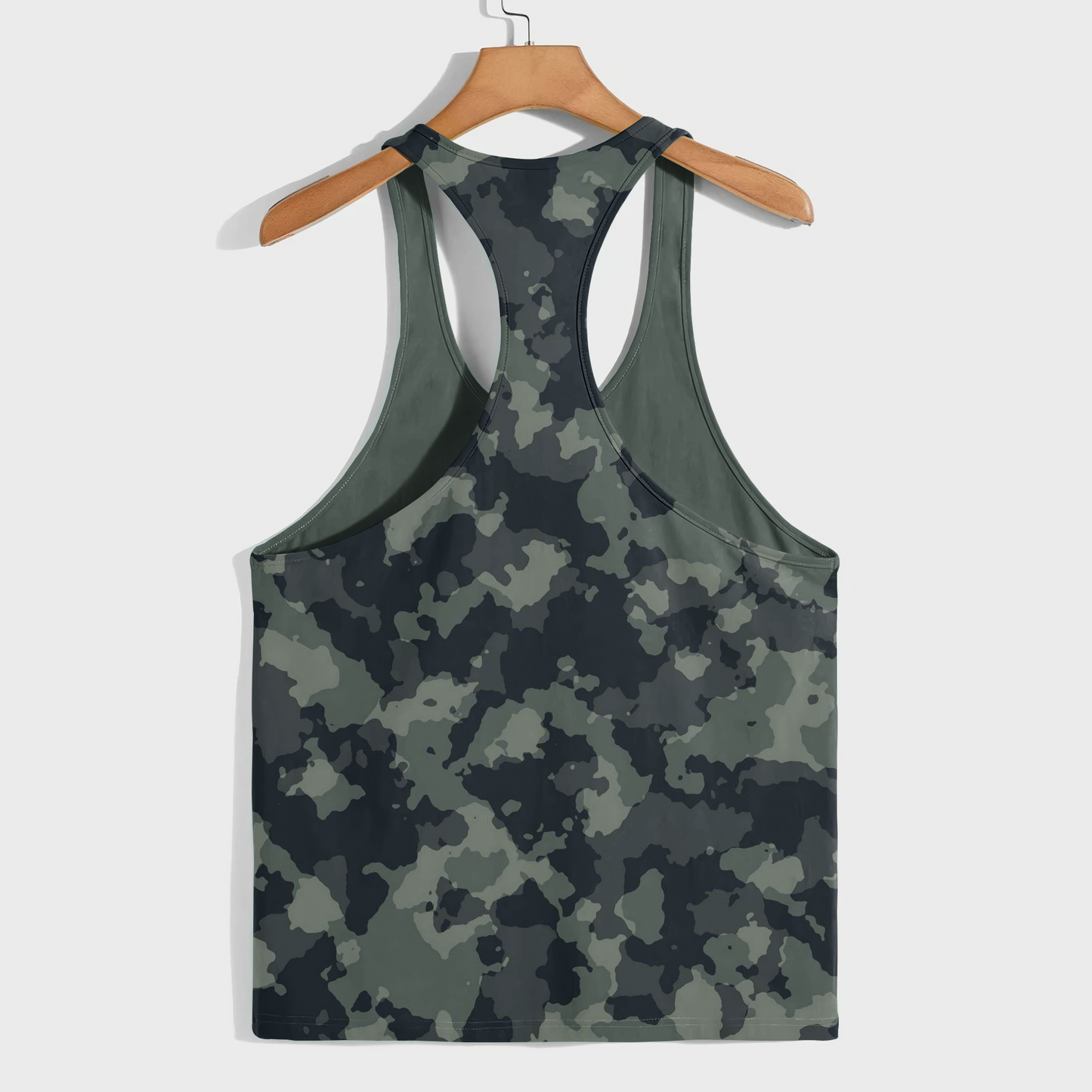 Camo Racerback Tank Top – Tactical Strength for Bodybuilders- AA08854