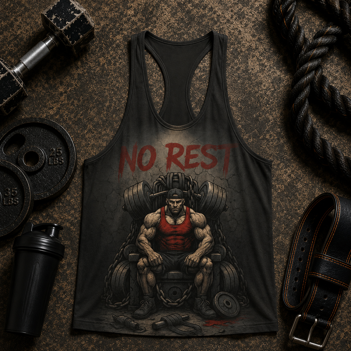 Bodybuilding Racerback Tank Top- AA07391