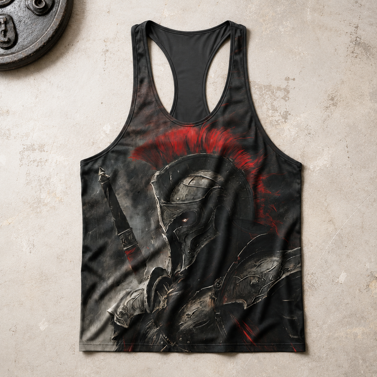 Warrior Spirit 3D Racerback Tank Top- AA08175
