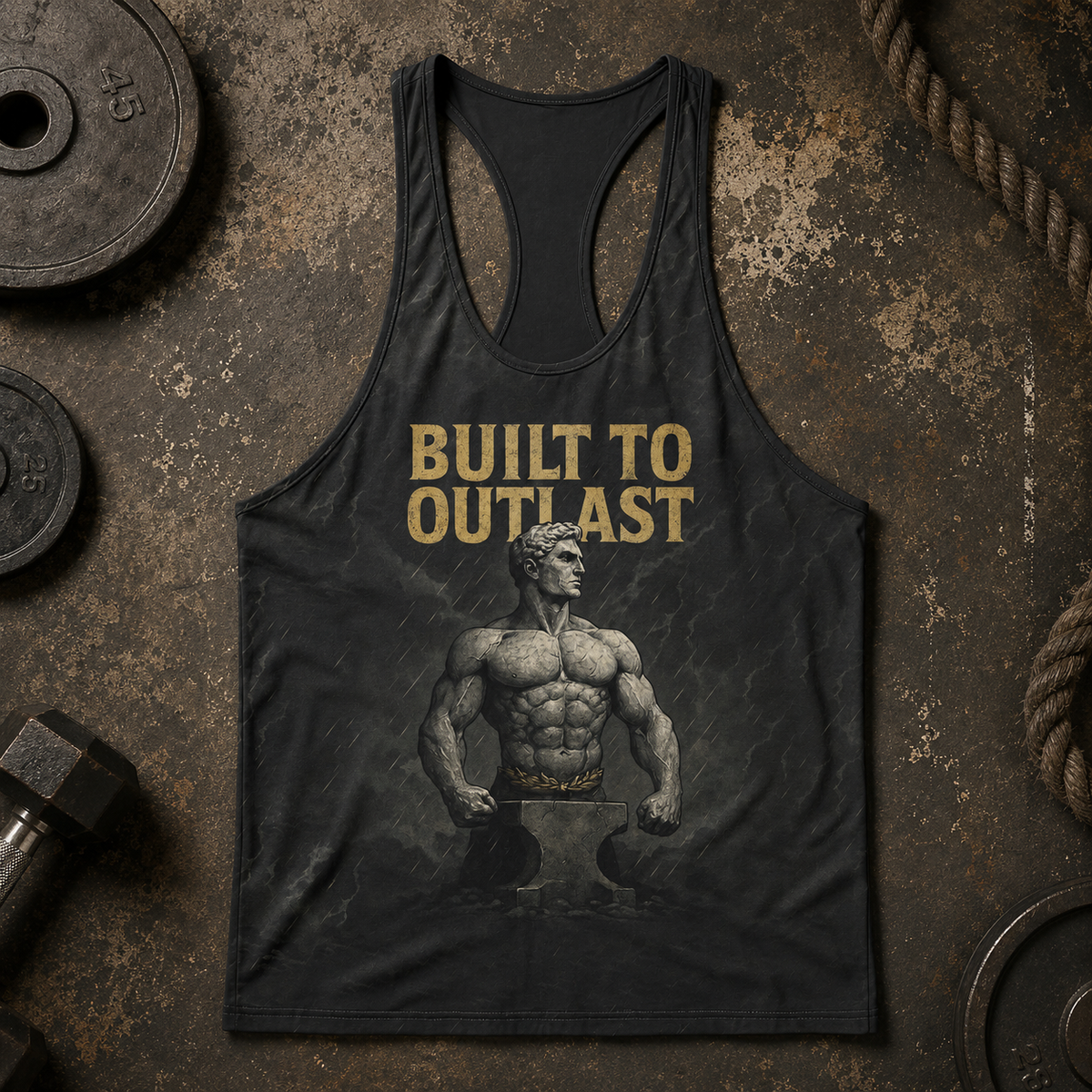 Bodybuilding Racerback Tank Top- TT02295