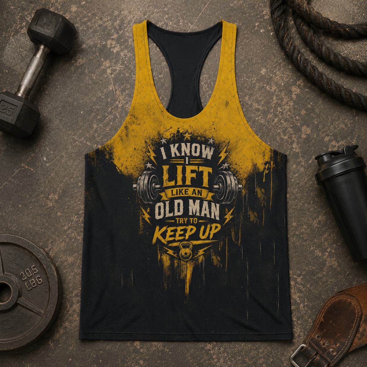Bodybuilding Racerback Tank Top- TT03256