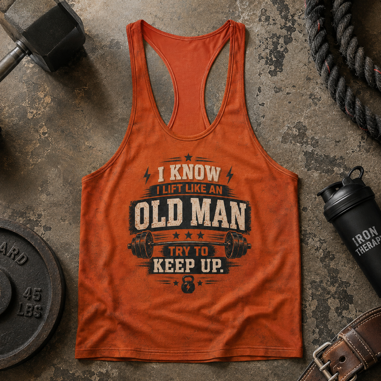 Bodybuilding Racerback Tank Top- TT03259