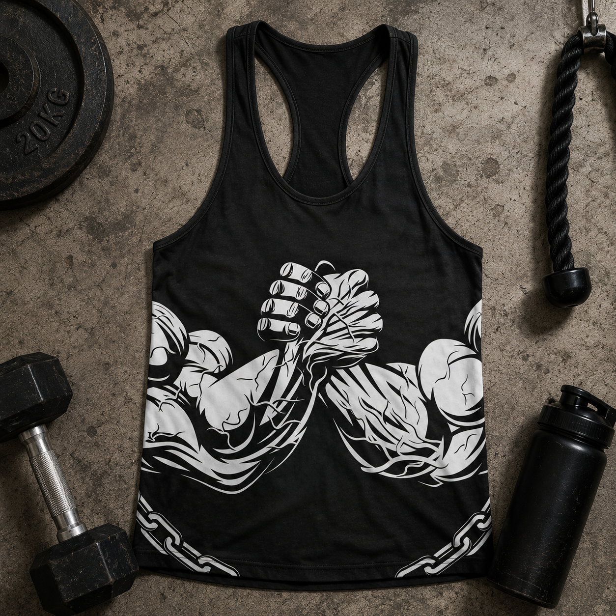 Customizable Bodybuilding Racerback Tank Top- TT01214
