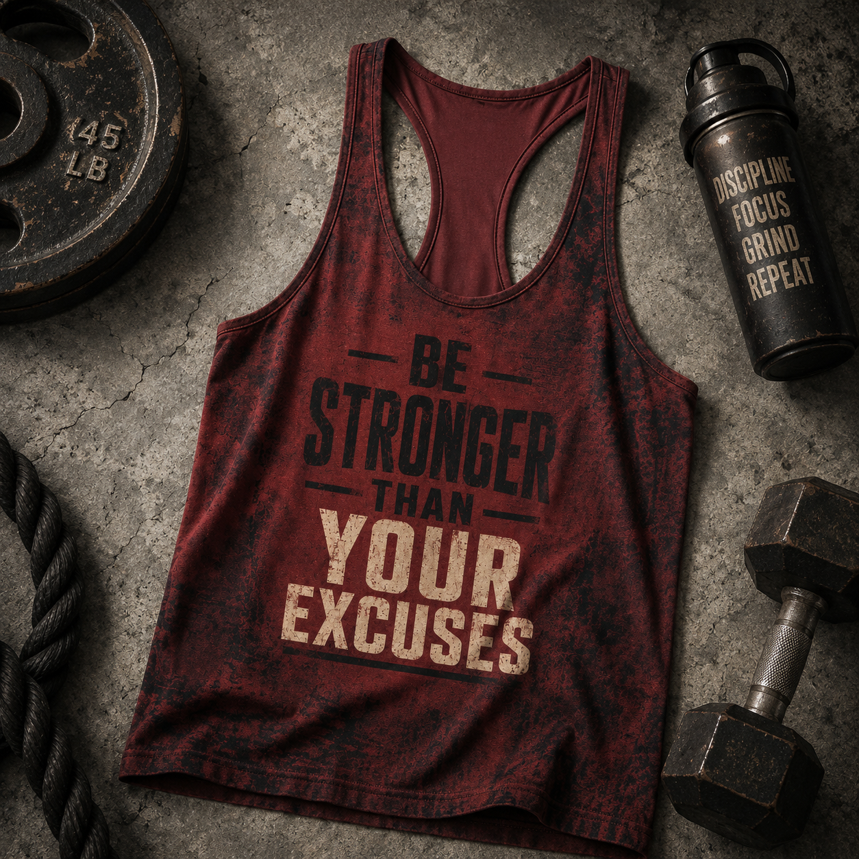 Bodybuilding Racerback Tank Top- TT03013