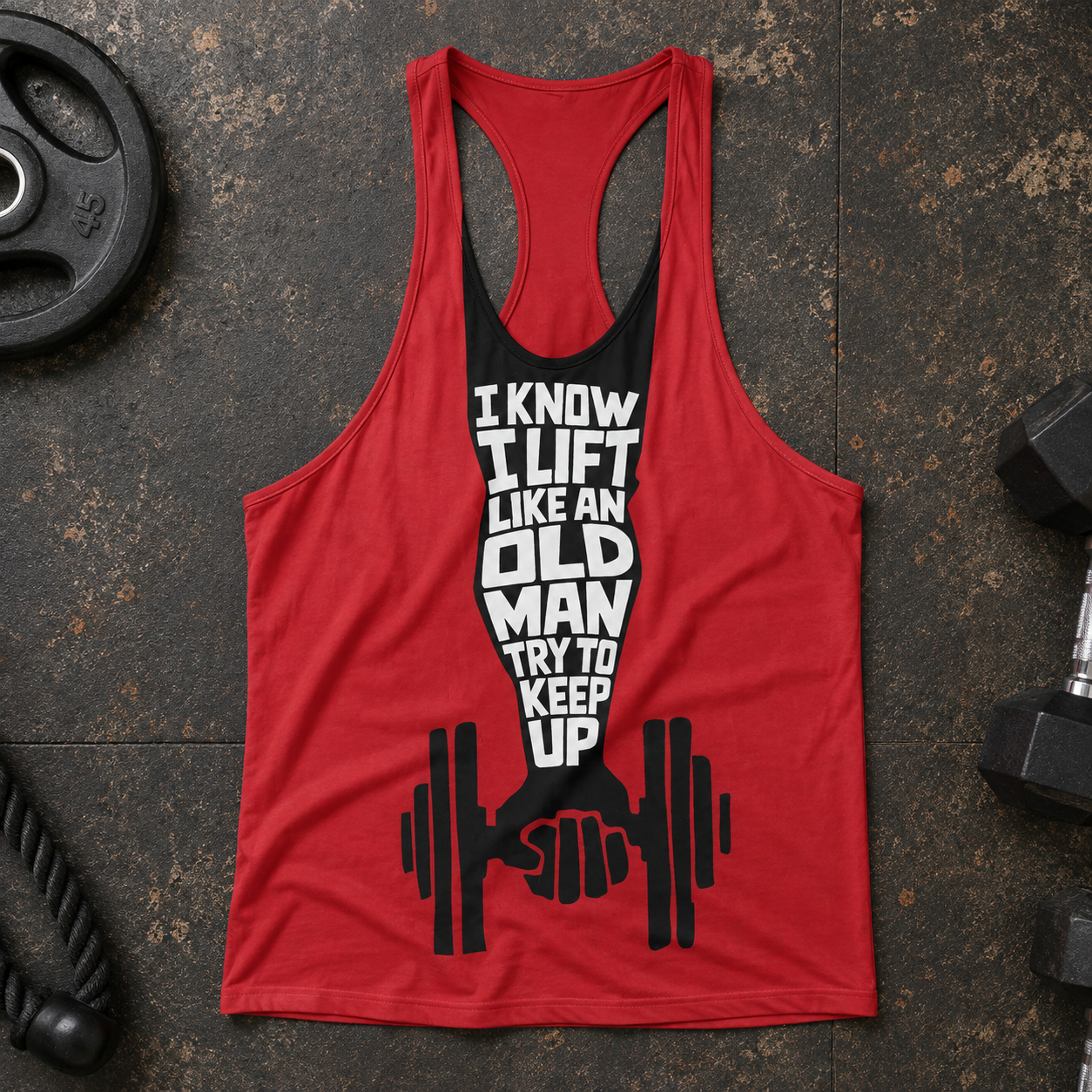 Bodybuilding Racerback Tank Top- TT03282