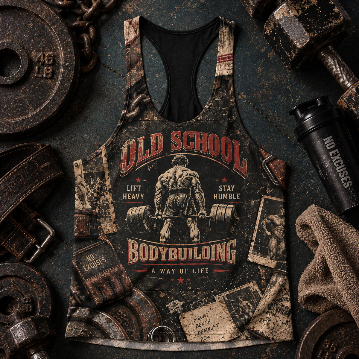 Bodybuilding Racerback Tank Top- TT03374