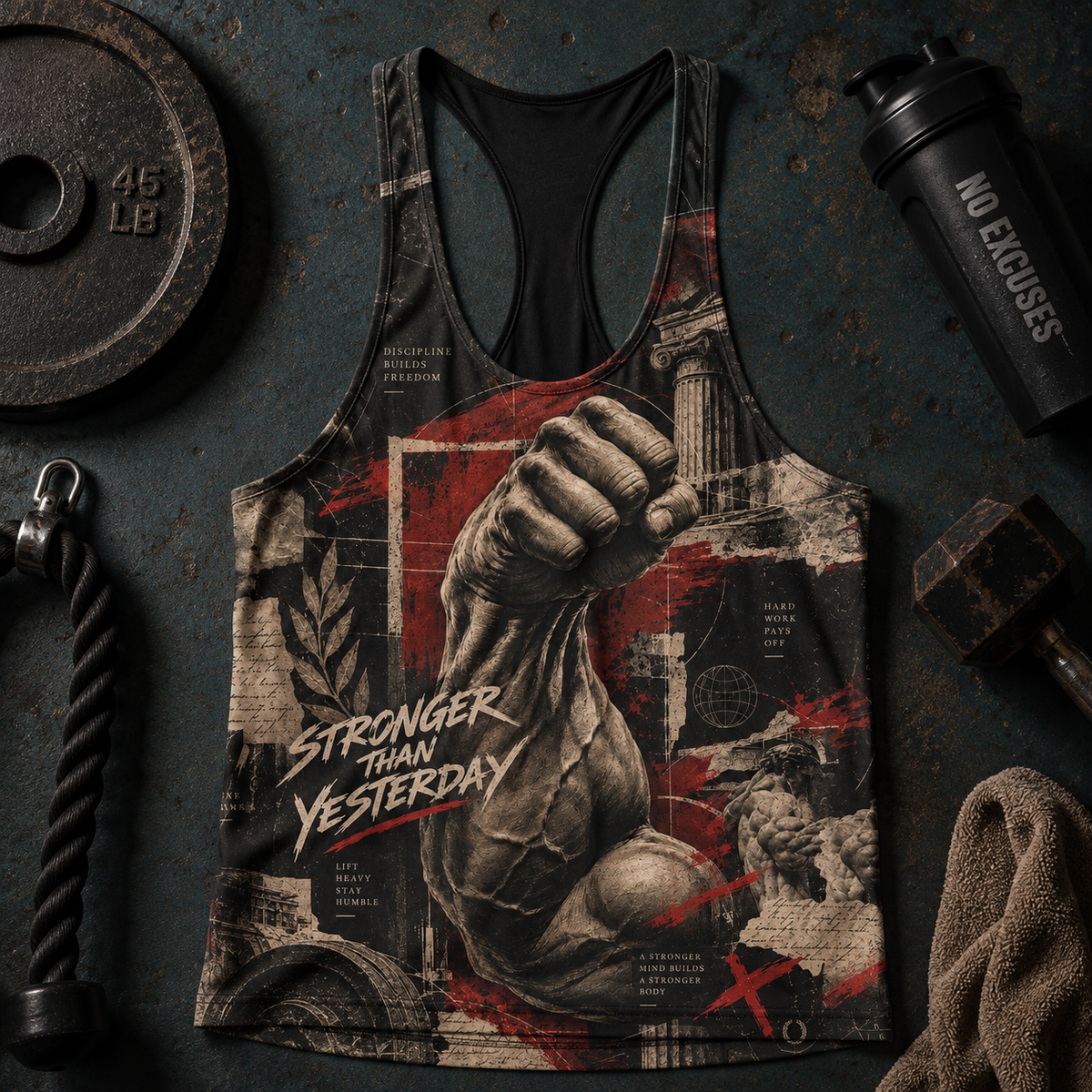 Bodybuilding Racerback Tank Top- TT03380