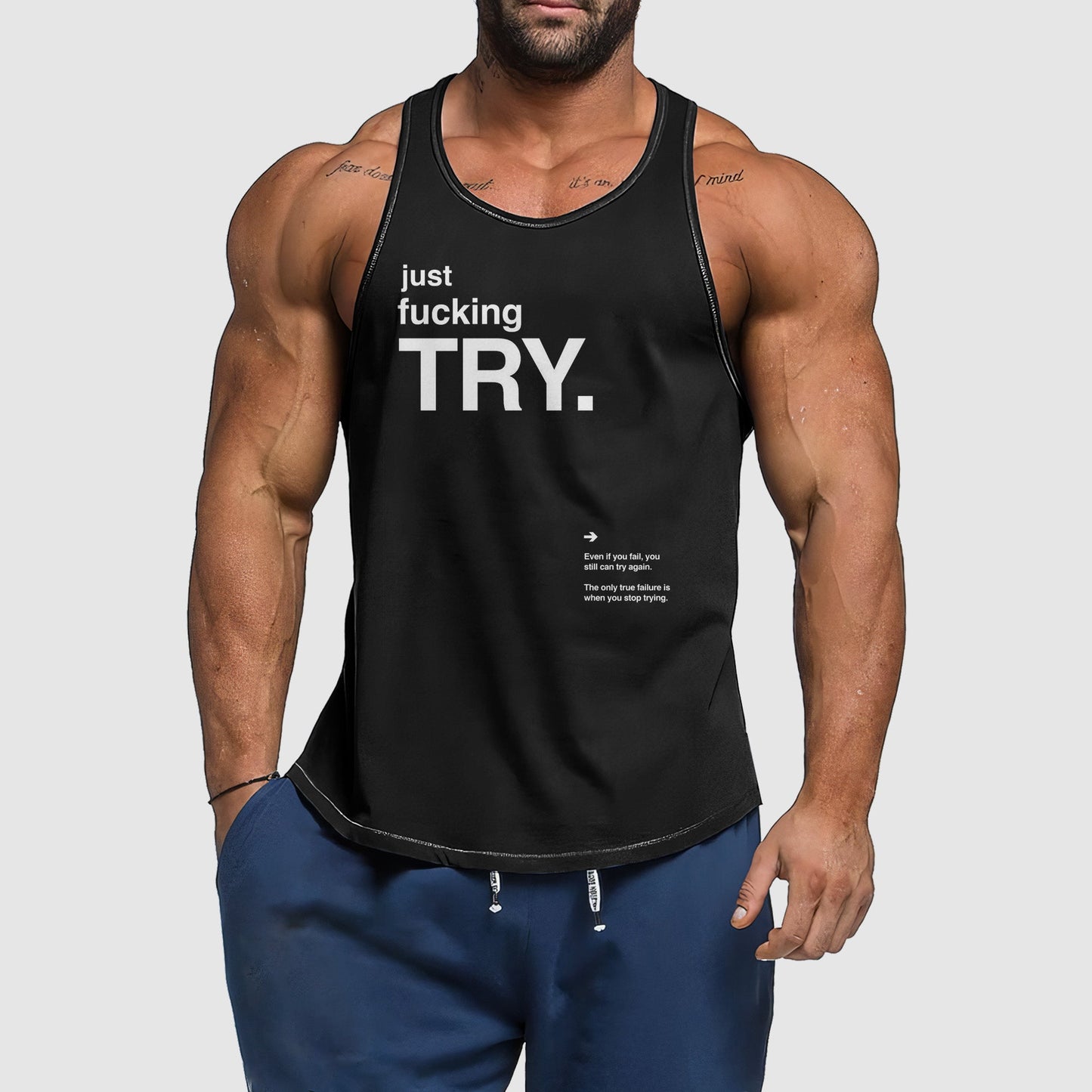 Ultimate Gym Tank Top for Men: Stay Cool and Comfy During Intense Workouts- TT02014