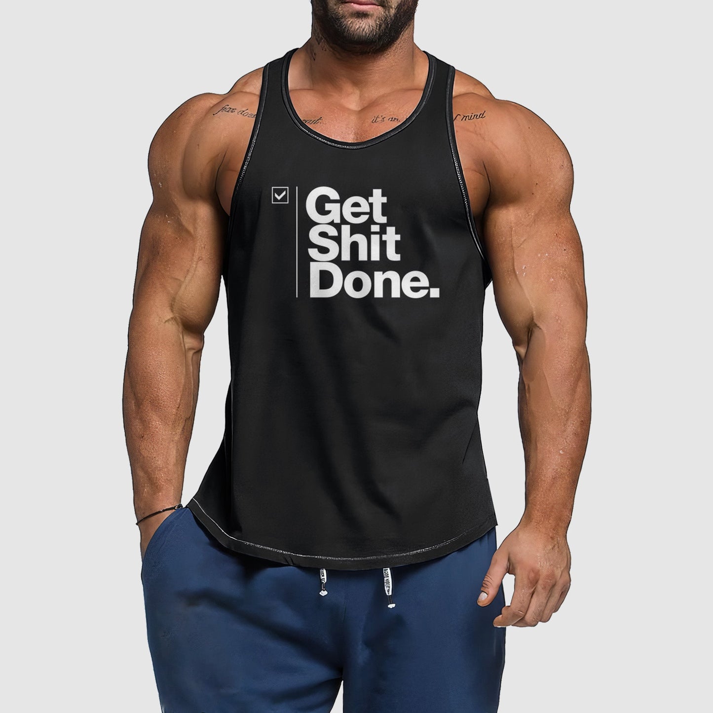 Ultimate Gym Tank Top for Men: Stay Cool and Comfy During Intense Workouts- TT02020
