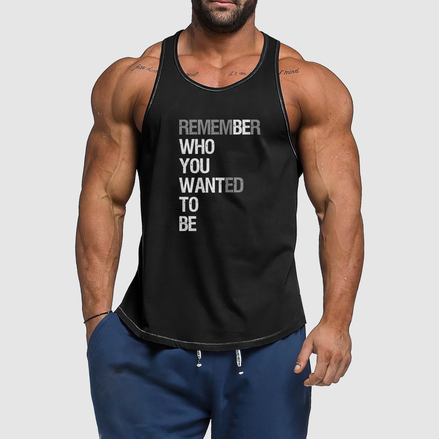 Ultimate Gym Tank Top for Men: Stay Cool and Comfy During Intense Workouts- TT02025