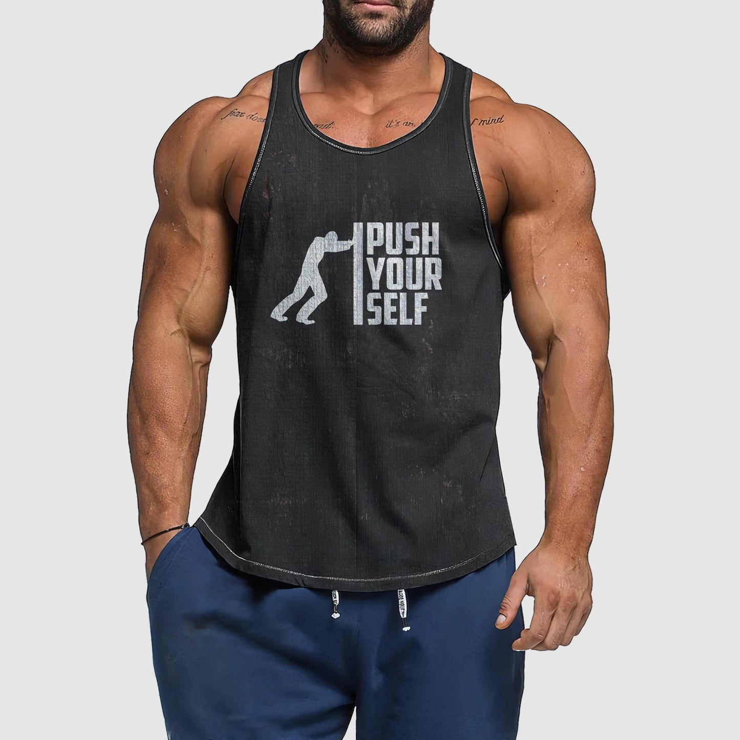 Ultimate Gym Tank Top for Men: Stay Cool and Comfy During Intense Workouts- TT02036