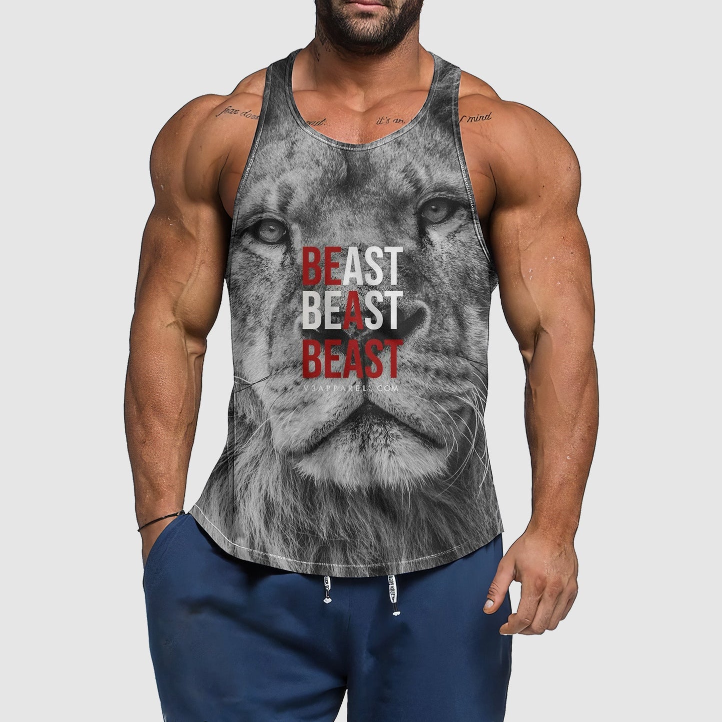 Ultimate Gym Tank Top for Men: Stay Cool and Comfy During Intense Workouts- TT02067